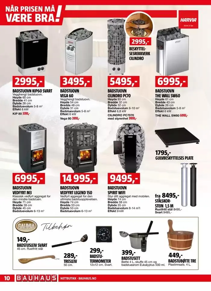 Baderomsdager fra 4. mars til 16. mars 2025 - kundeavisside 10