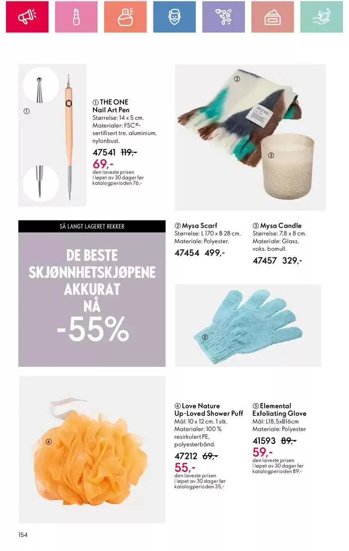 ORIFLAME Kundeavis fra 5. januar til 12. januar 2025 - kundeavisside 154