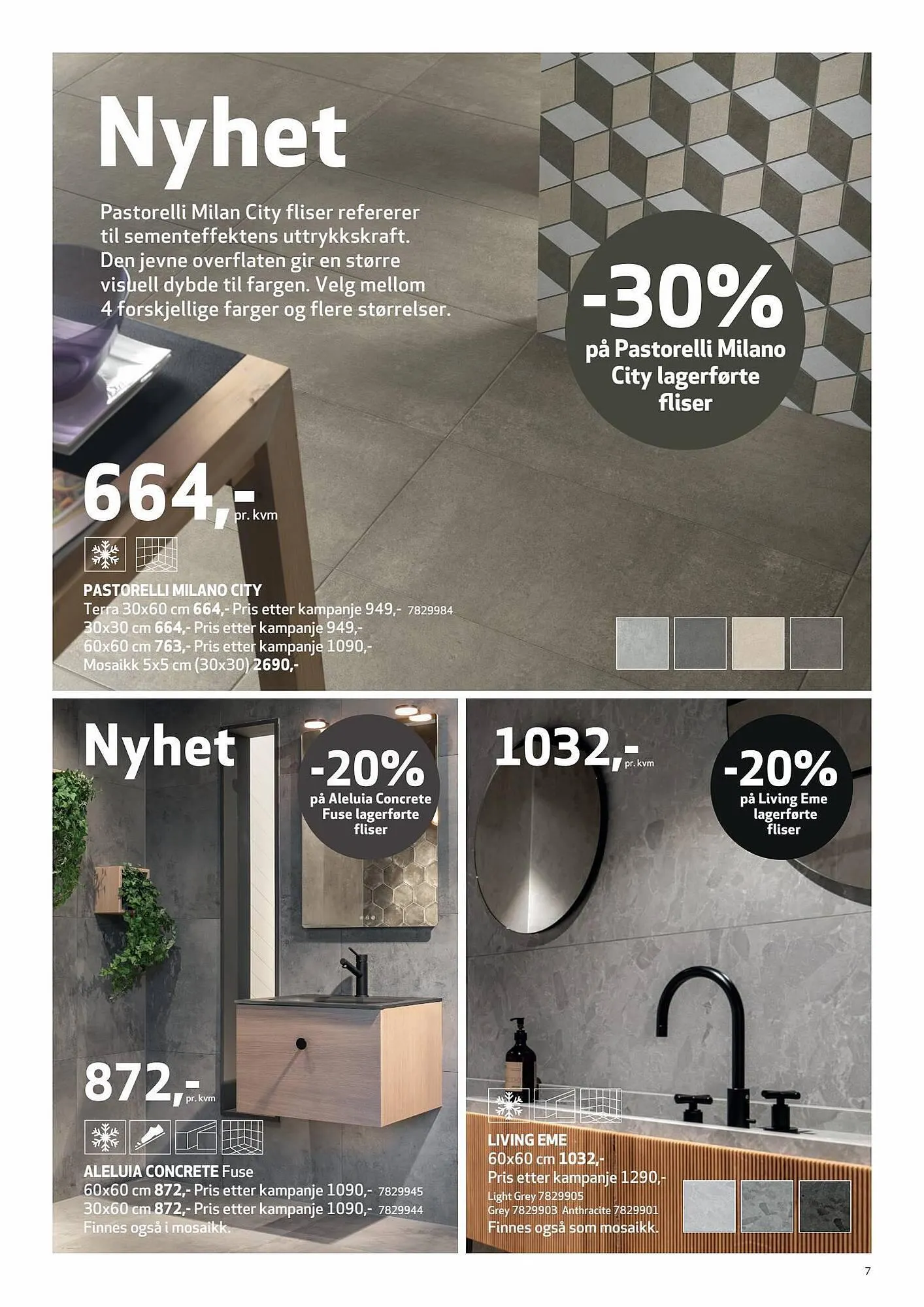 Flisekompaniet Kundeavis fra 6. september til 10. oktober 2023 - kundeavisside 7