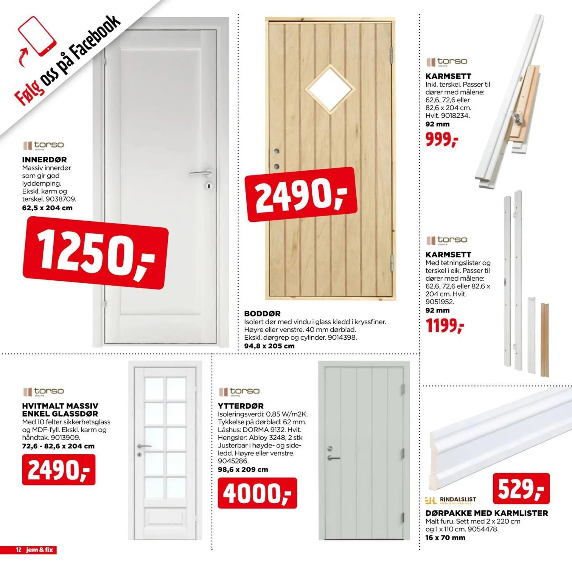 Jem & fix kundeavis fra 15. mars til 22. mars 2026 - kundeavisside 12