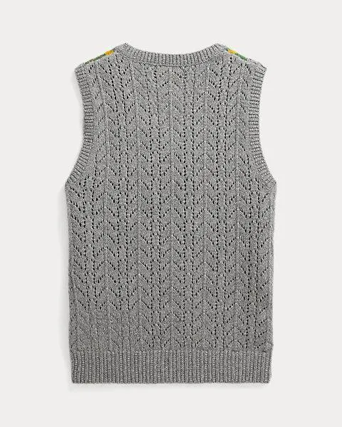 Fair Isle Wool-Blend Sleeveless Jumper