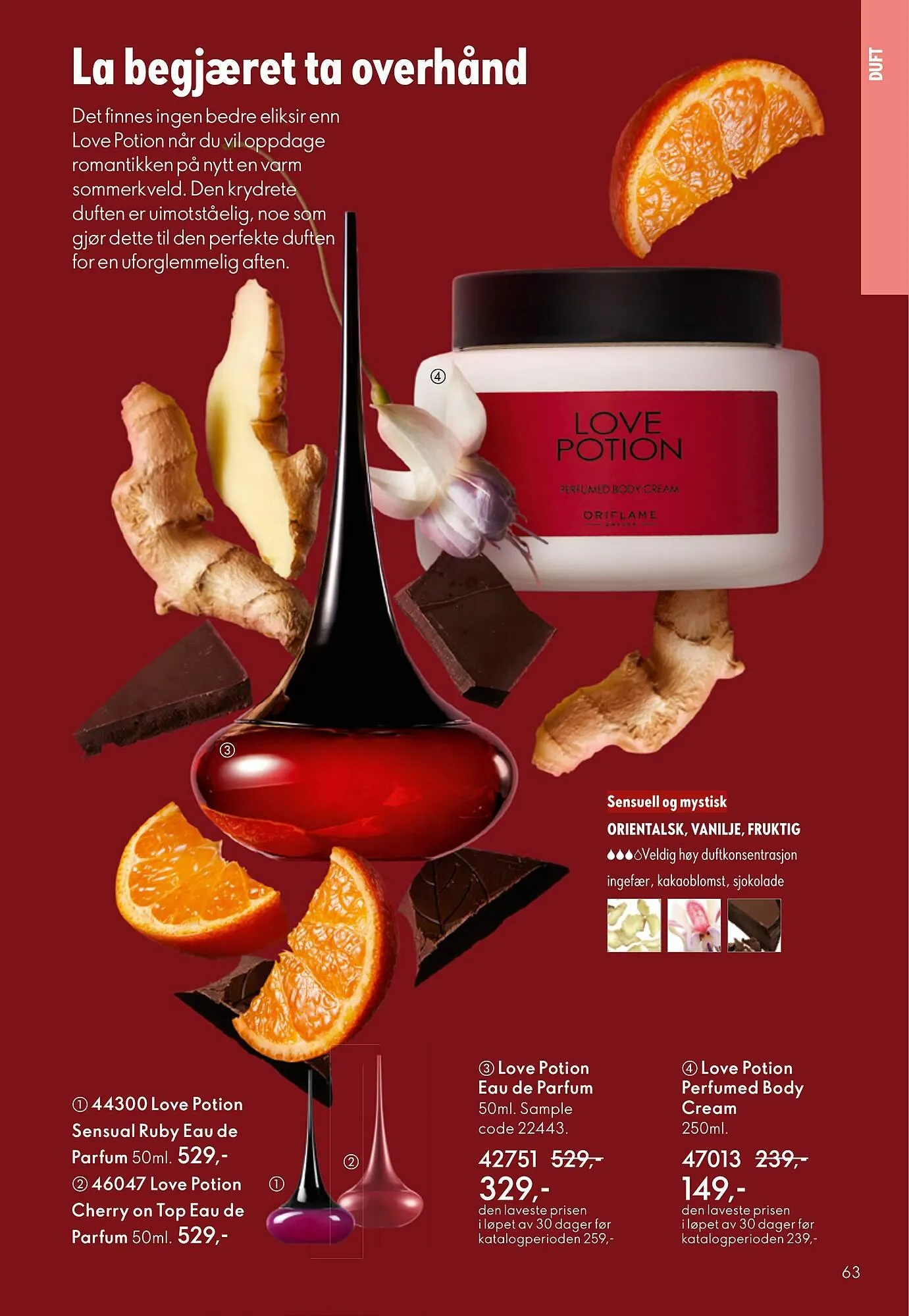 Oriflame katalog fra 29. oktober til 18. november 2025 - kundeavisside 63