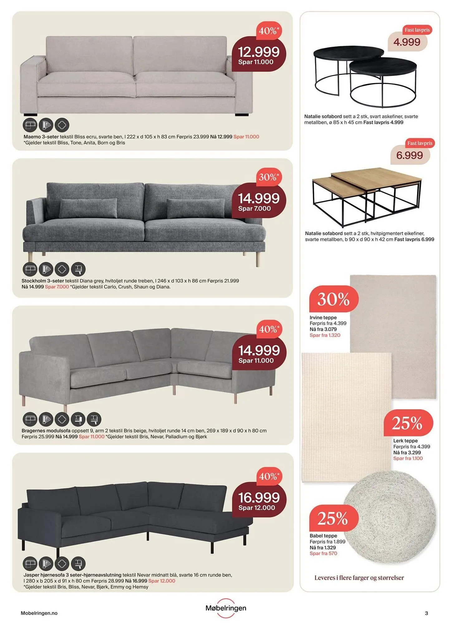 Møbelringen Kundeavis fra 28. april til 2. juni 2024 - kundeavisside 3