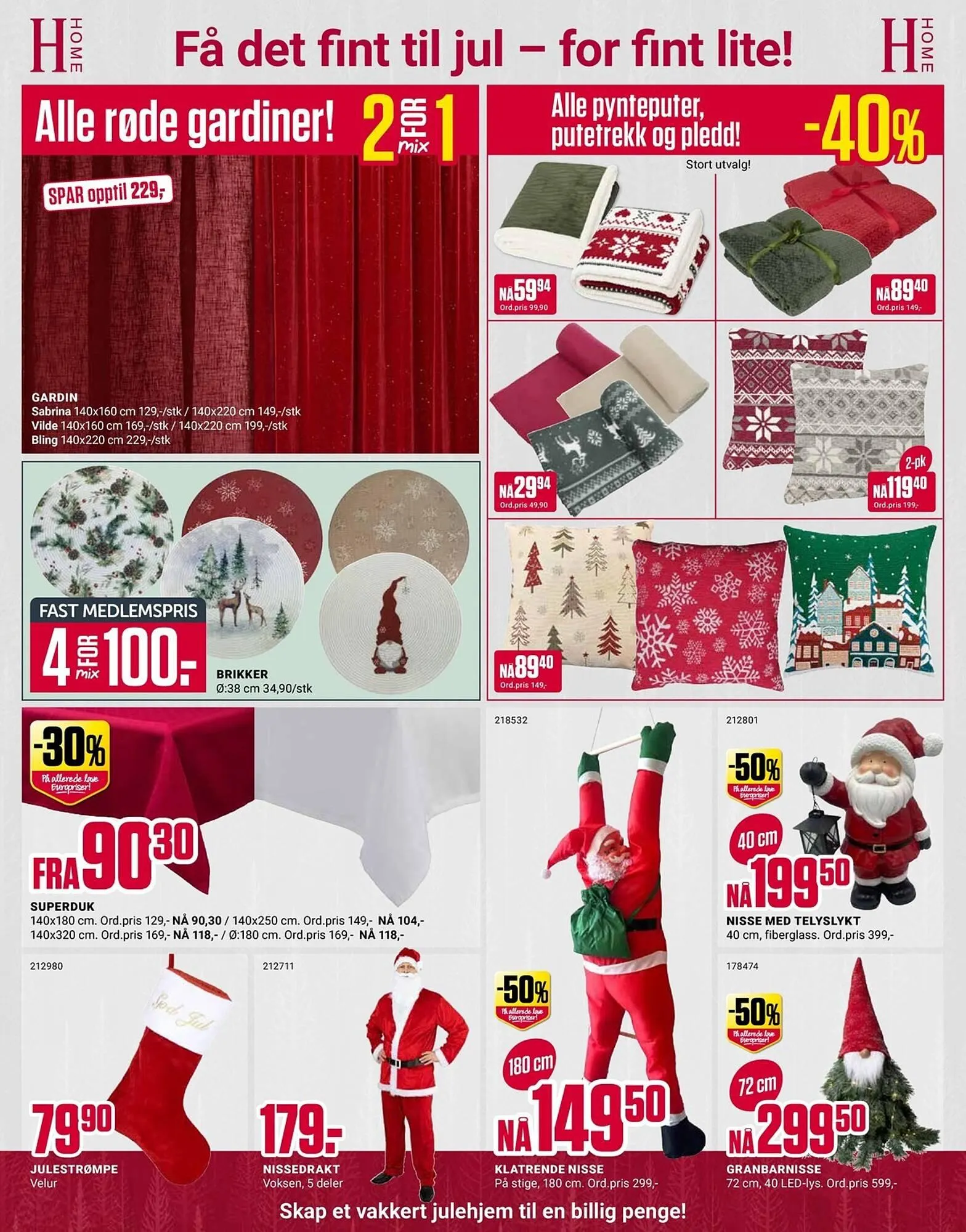 Europris kundeavis fra 1. desember til 7. desember 2025 - kundeavisside 9