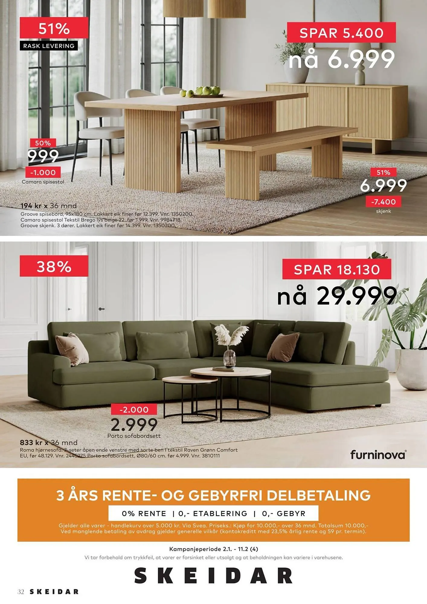 Skeidar kundeavis fra 19. januar til 26. januar 2026 - kundeavisside 32