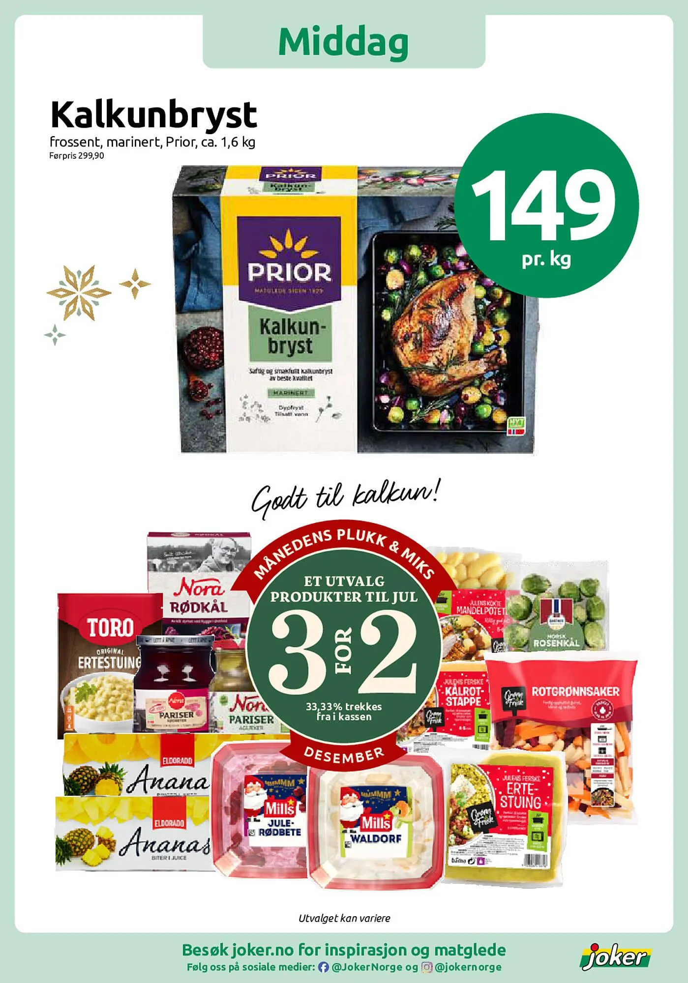 Nærbutikken kundeavis fra 22. desember til 3. januar 2026 - kundeavisside 2