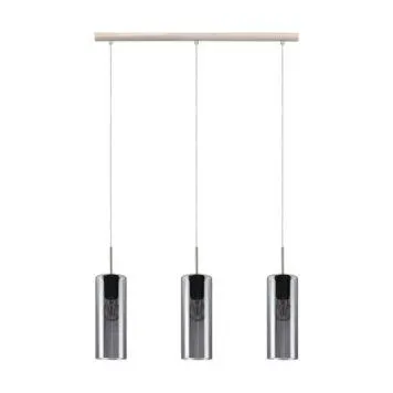 TAKLAMPE EGLO SELVINA 71CM RØKFARGET