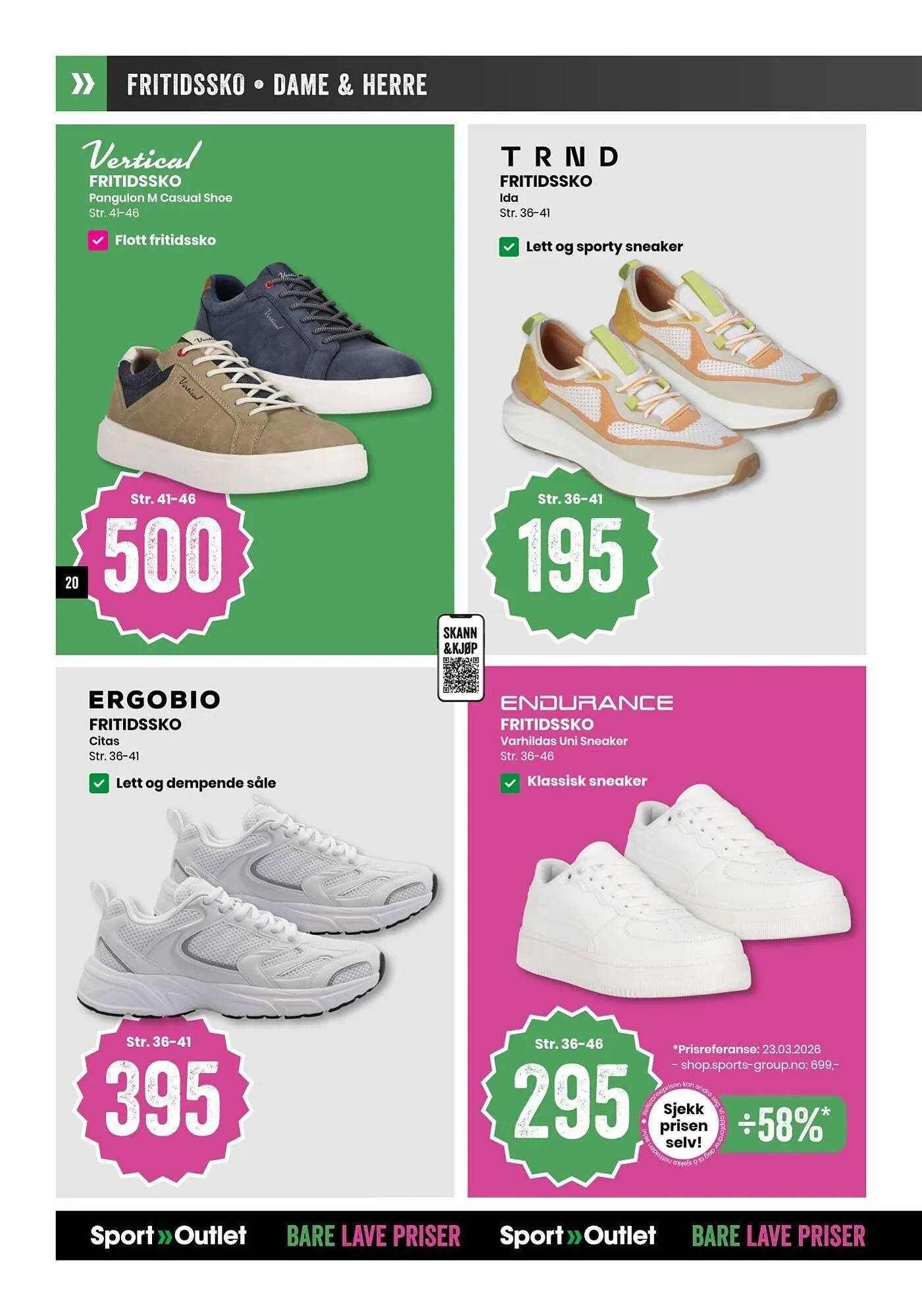 Sport Outlet kundeavis fra 14. april til 4. mai 2026 - kundeavisside 20