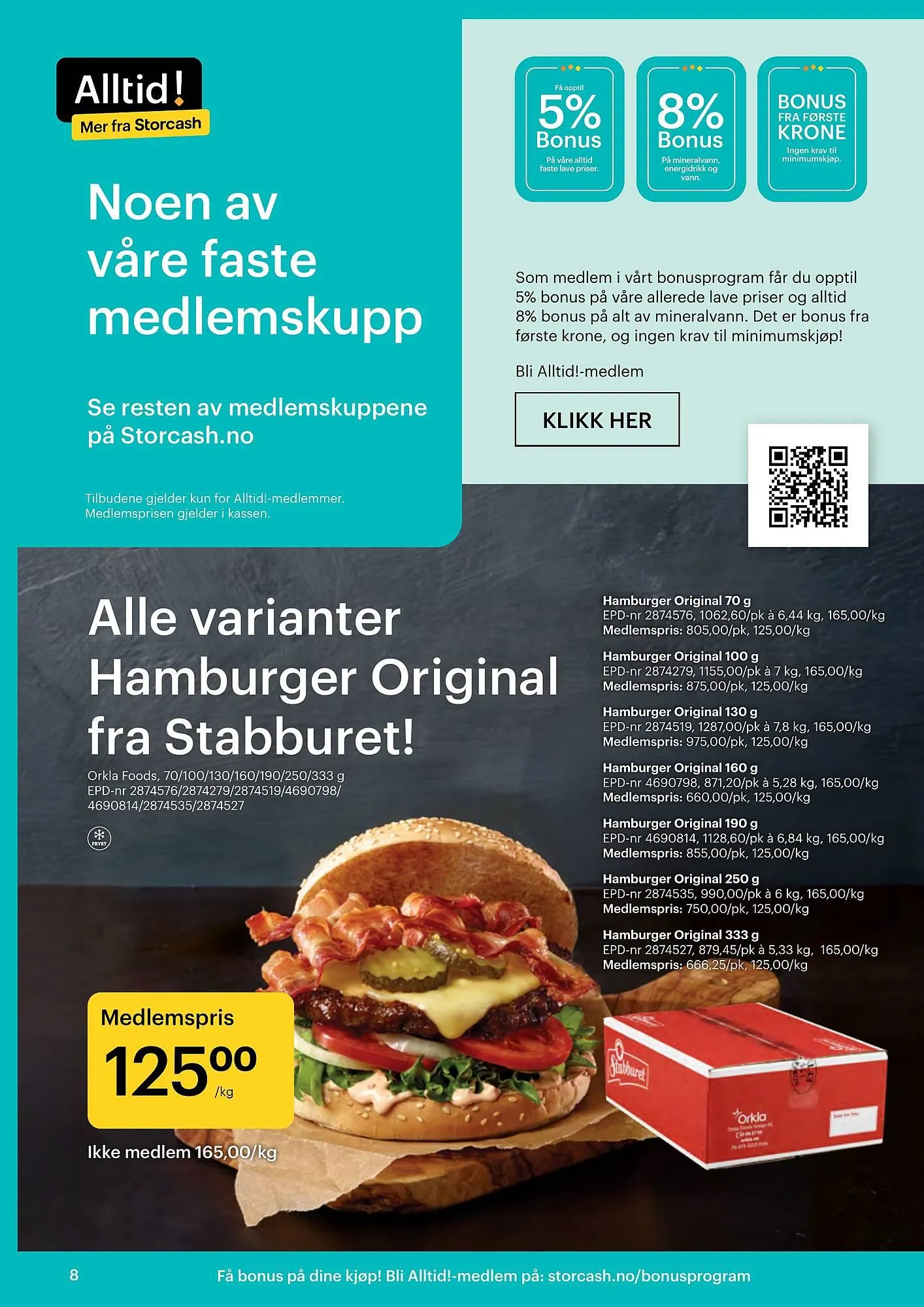 Storcash kundeavis fra 11. mai til 6. juni 2026 - kundeavisside 8