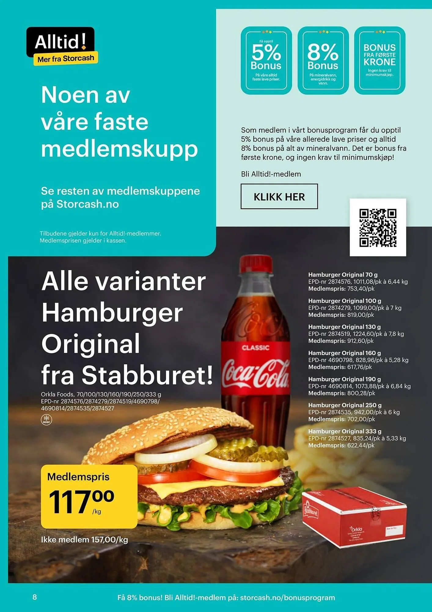 Storcash kundeavis fra 13. oktober til 8. november 2025 - kundeavisside 8