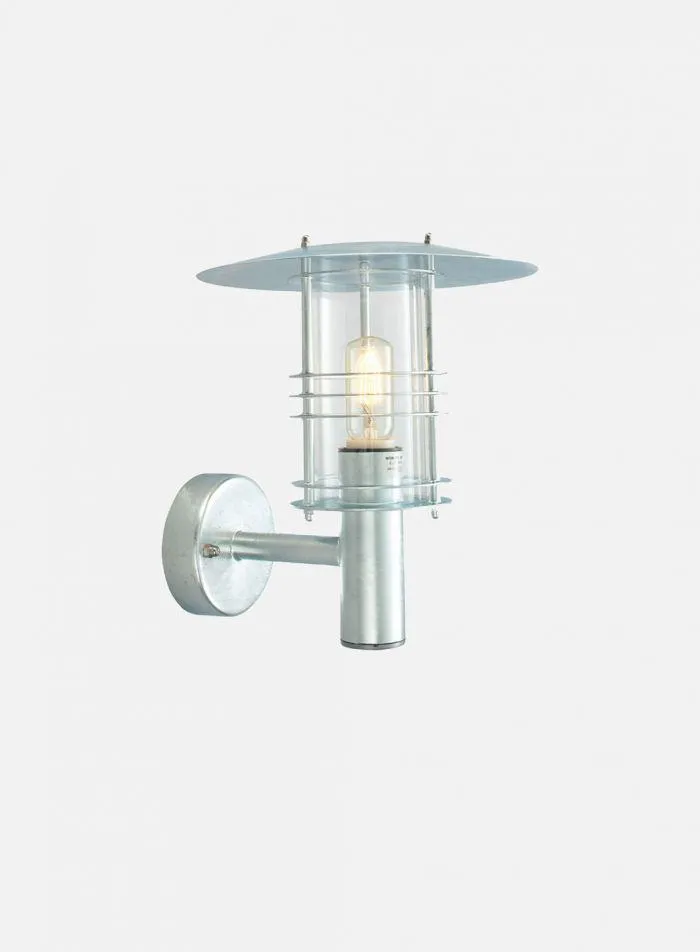 Stockholm 280 utelampe - galvanisert/klar