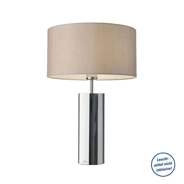 Lights table lamp Prag round, chrome 530 mm