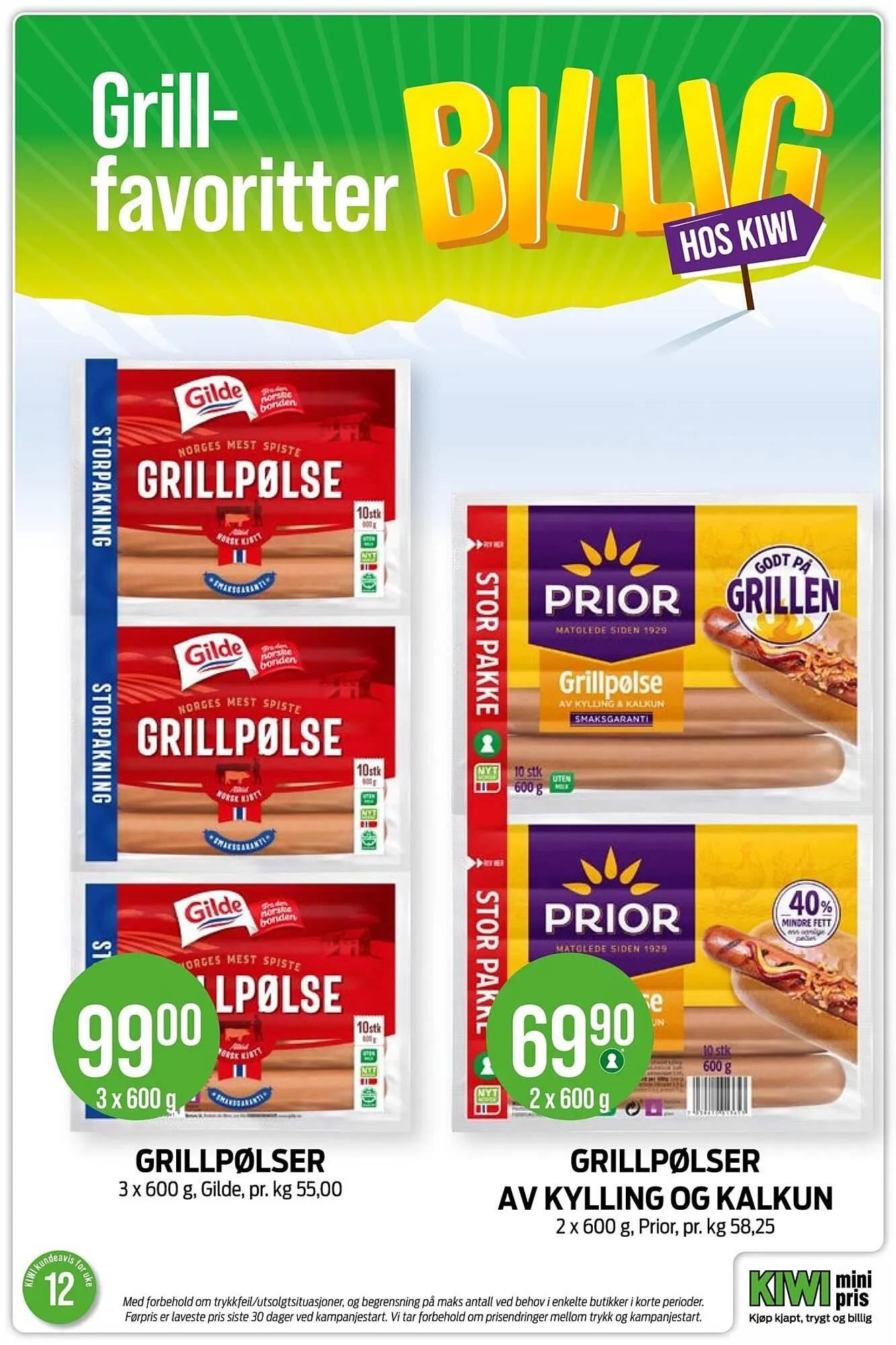 Kiwi kundeavis fra 16. mars til 22. mars 2026 - kundeavisside 8