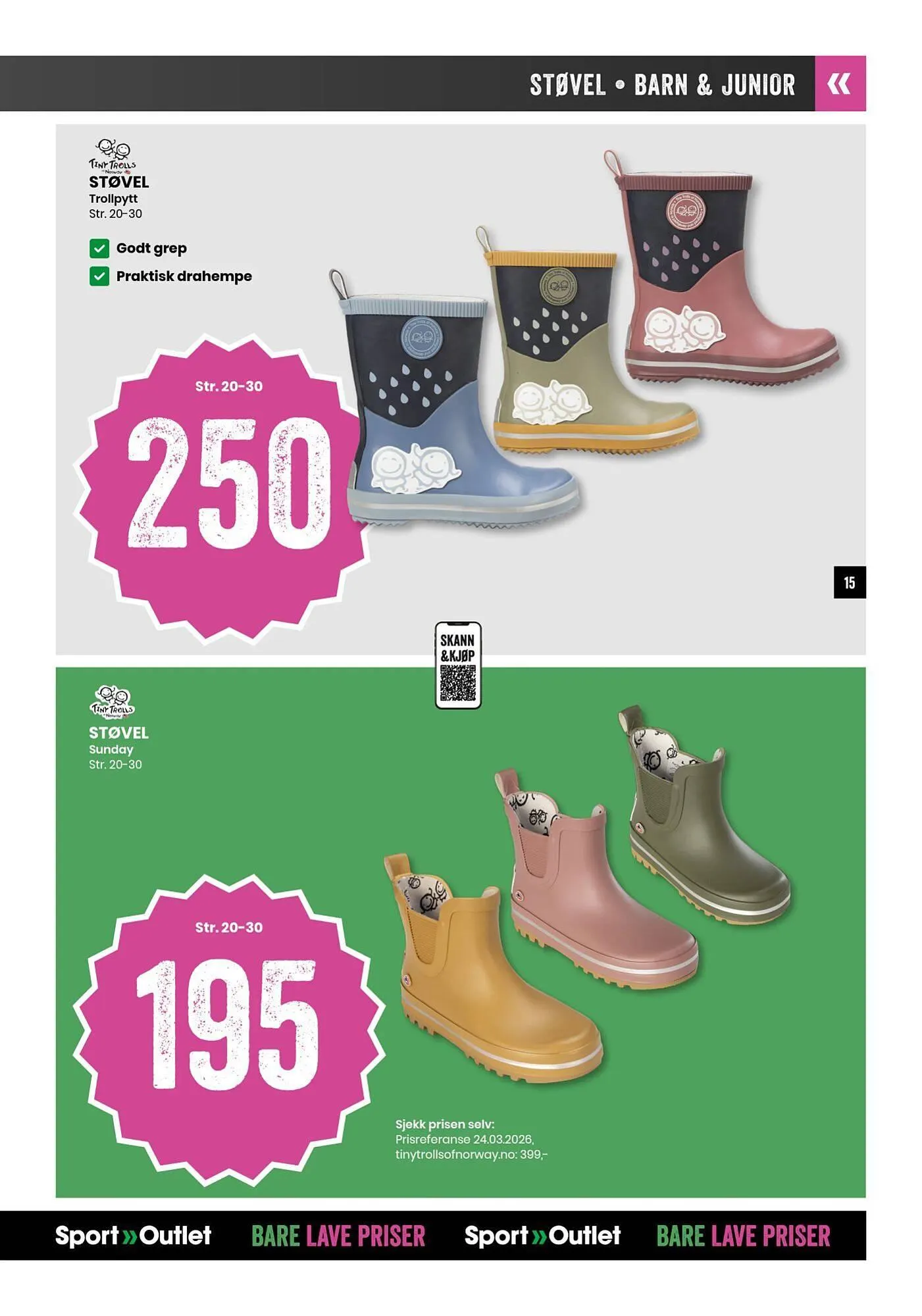 Sport Outlet kundeavis fra 14. april til 4. mai 2026 - kundeavisside 15