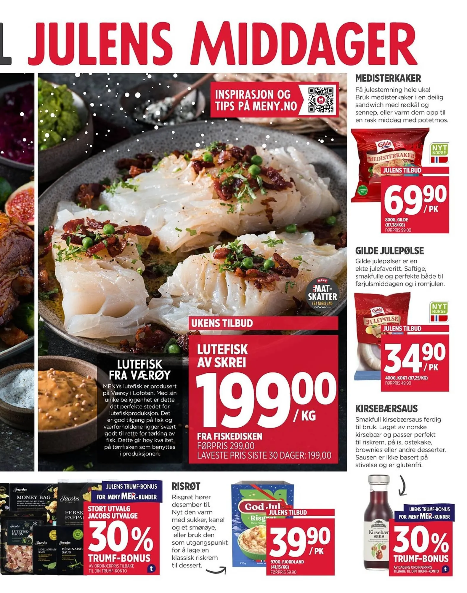 Meny kundeavis fra 7. desember til 13. desember 2025 - kundeavisside 5