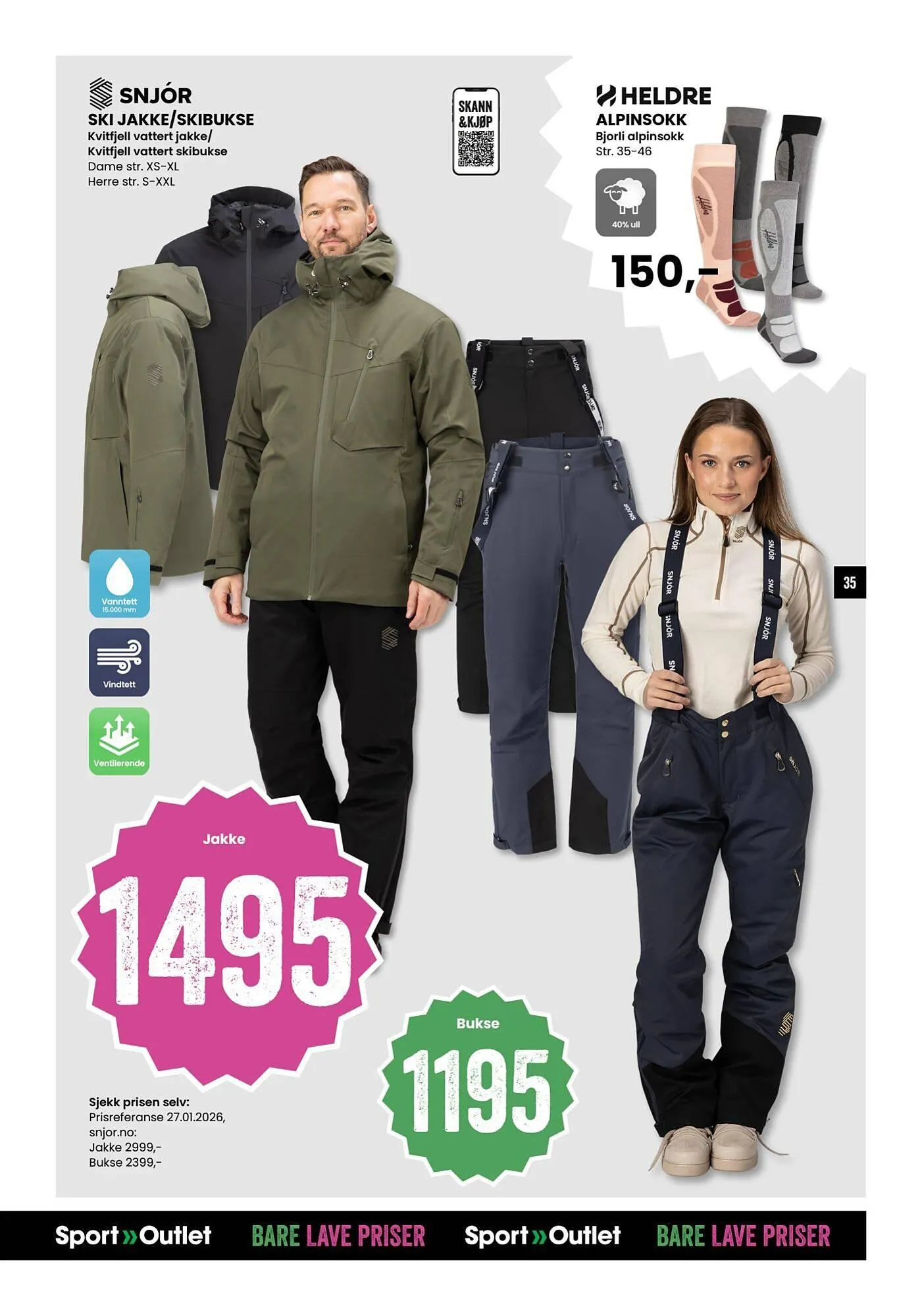 Sport Outlet kundeavis fra 10. februar til 23. februar 2026 - kundeavisside 35