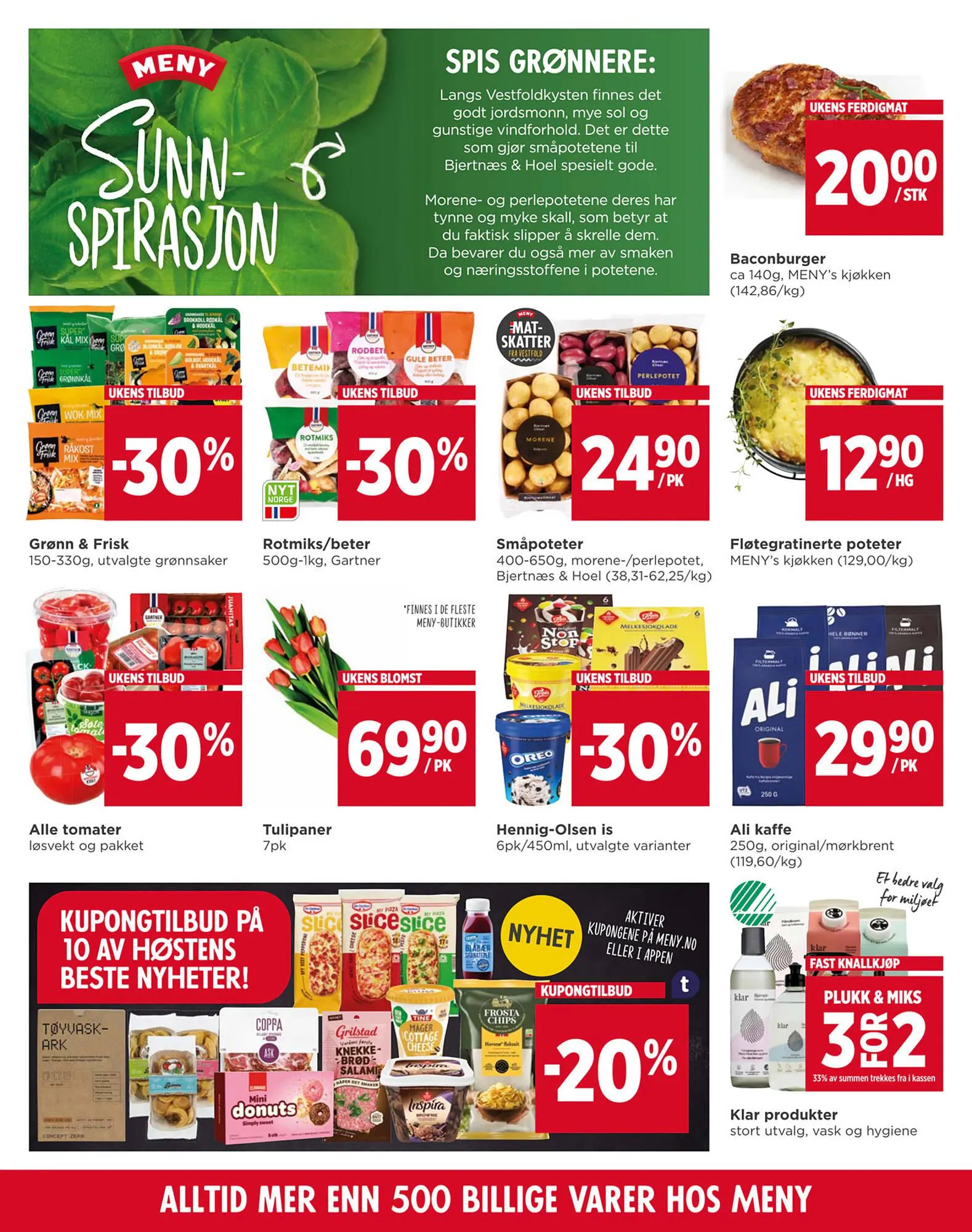 Meny Kundeavis fra 24. september til 27. september 2023 - kundeavisside 2