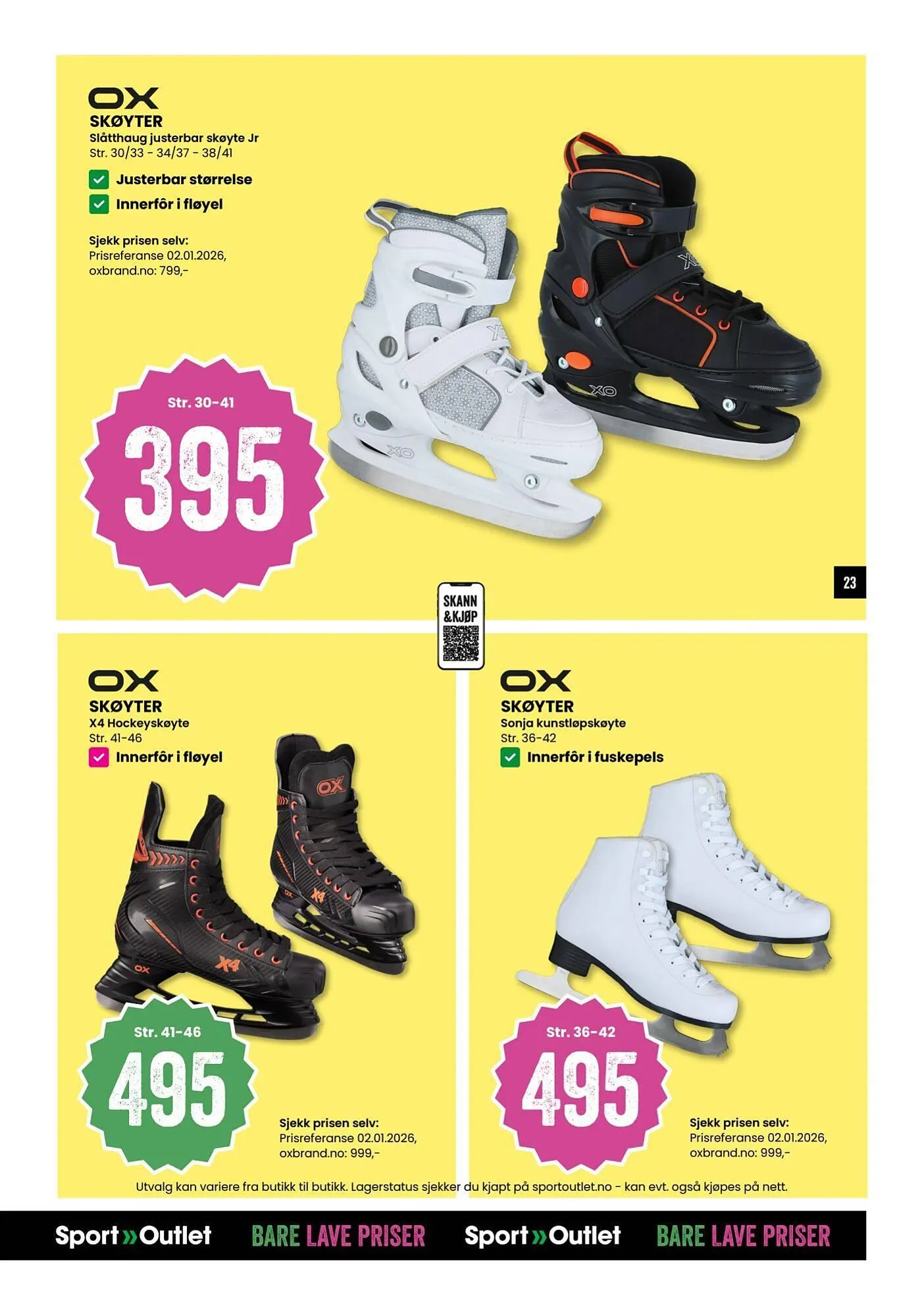 Sport Outlet kundeavis fra 20. januar til 2. februar 2026 - kundeavisside 23