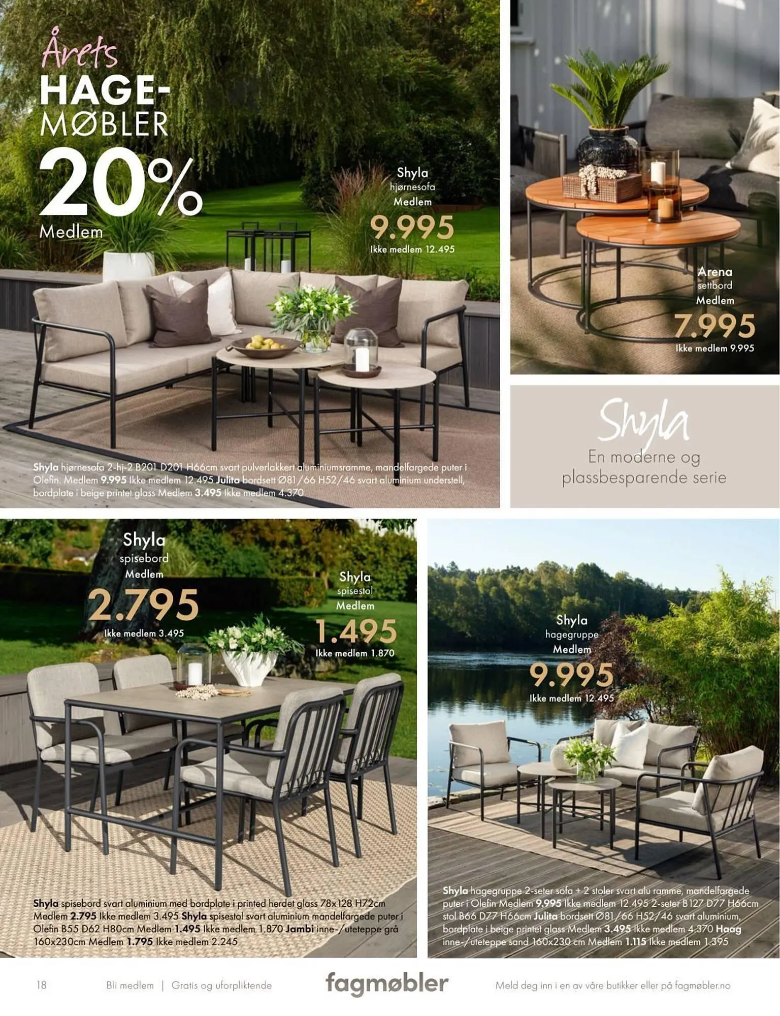Fagmøbler Kundeavis fra 20. februar til 30. september 2025 - kundeavisside 18