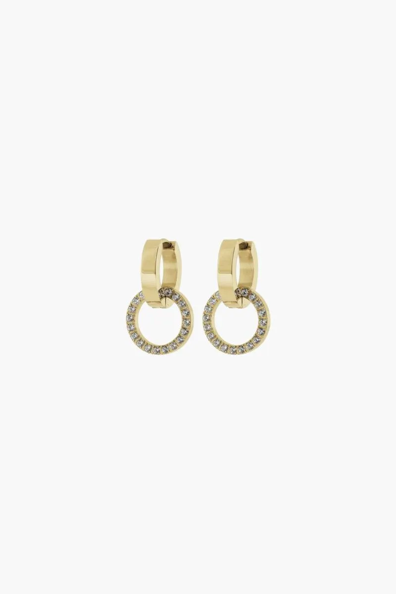Eternal Orbit Earrings Gold