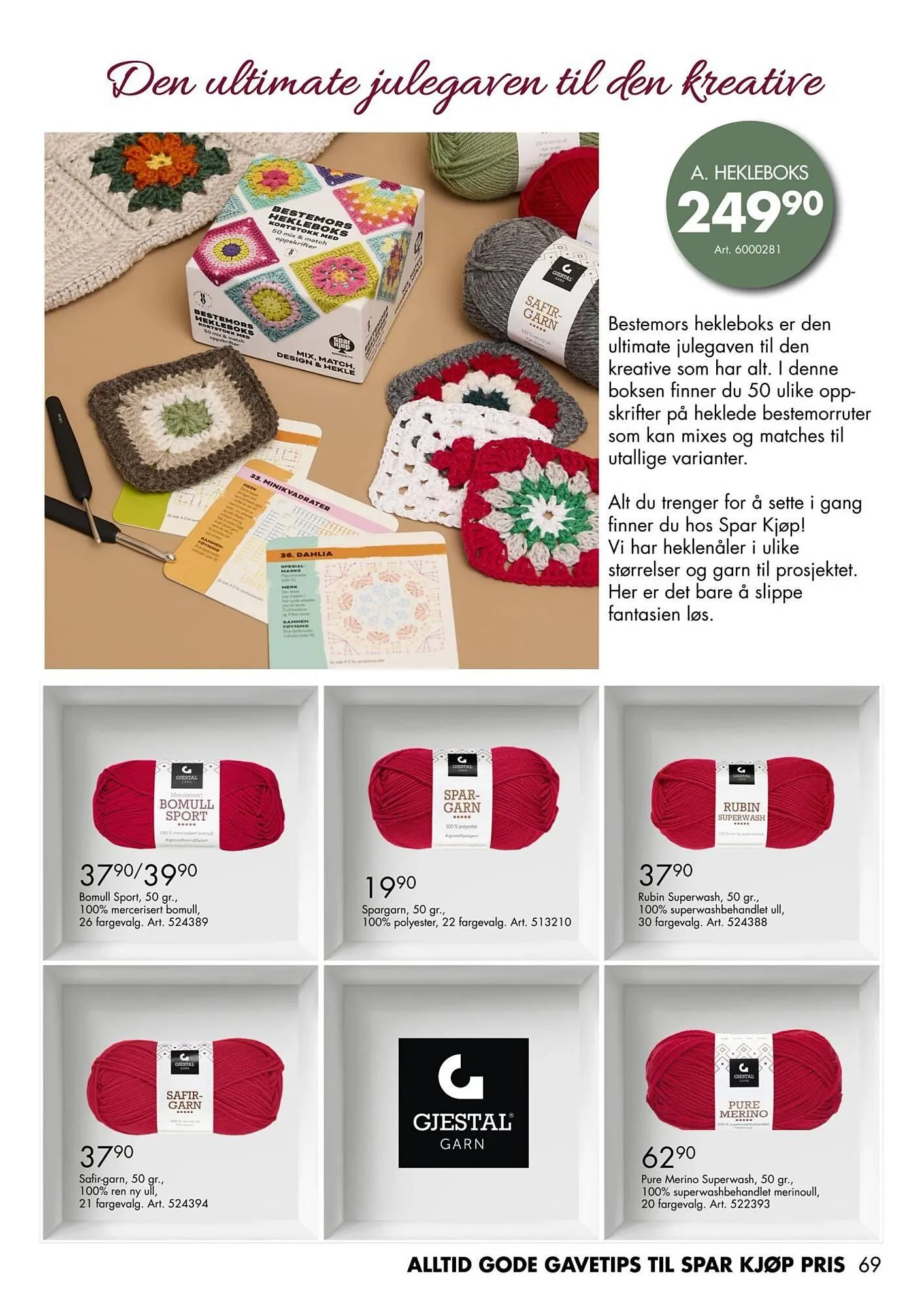 Sparkjøp kundeavis fra 20. oktober til 24. desember 2025 - kundeavisside 69