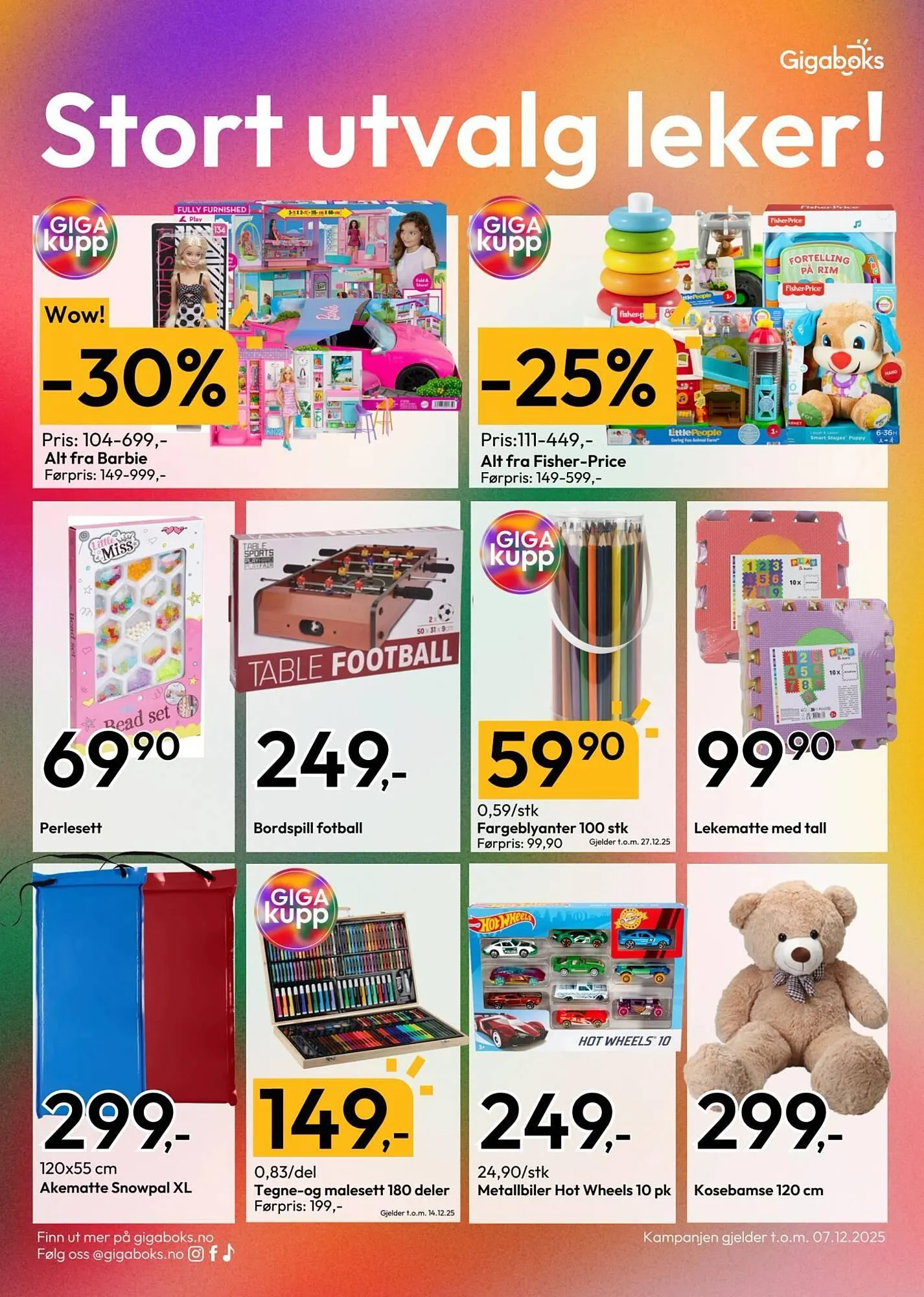 Gigaboks kundeavis fra 30. november til 8. desember 2025 - kundeavisside 5