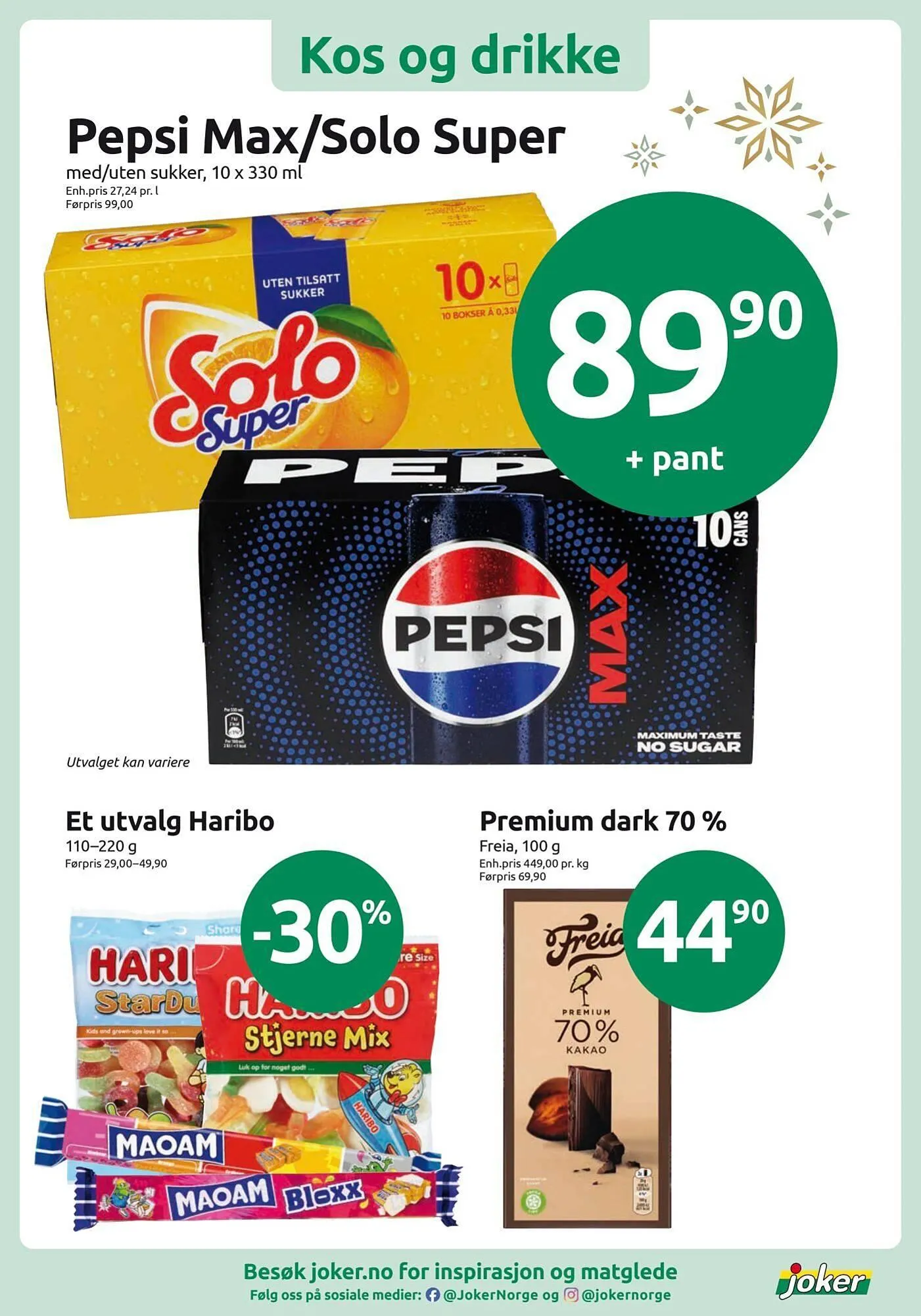Joker kundeavis fra 9. desember til 14. desember 2025 - kundeavisside 7