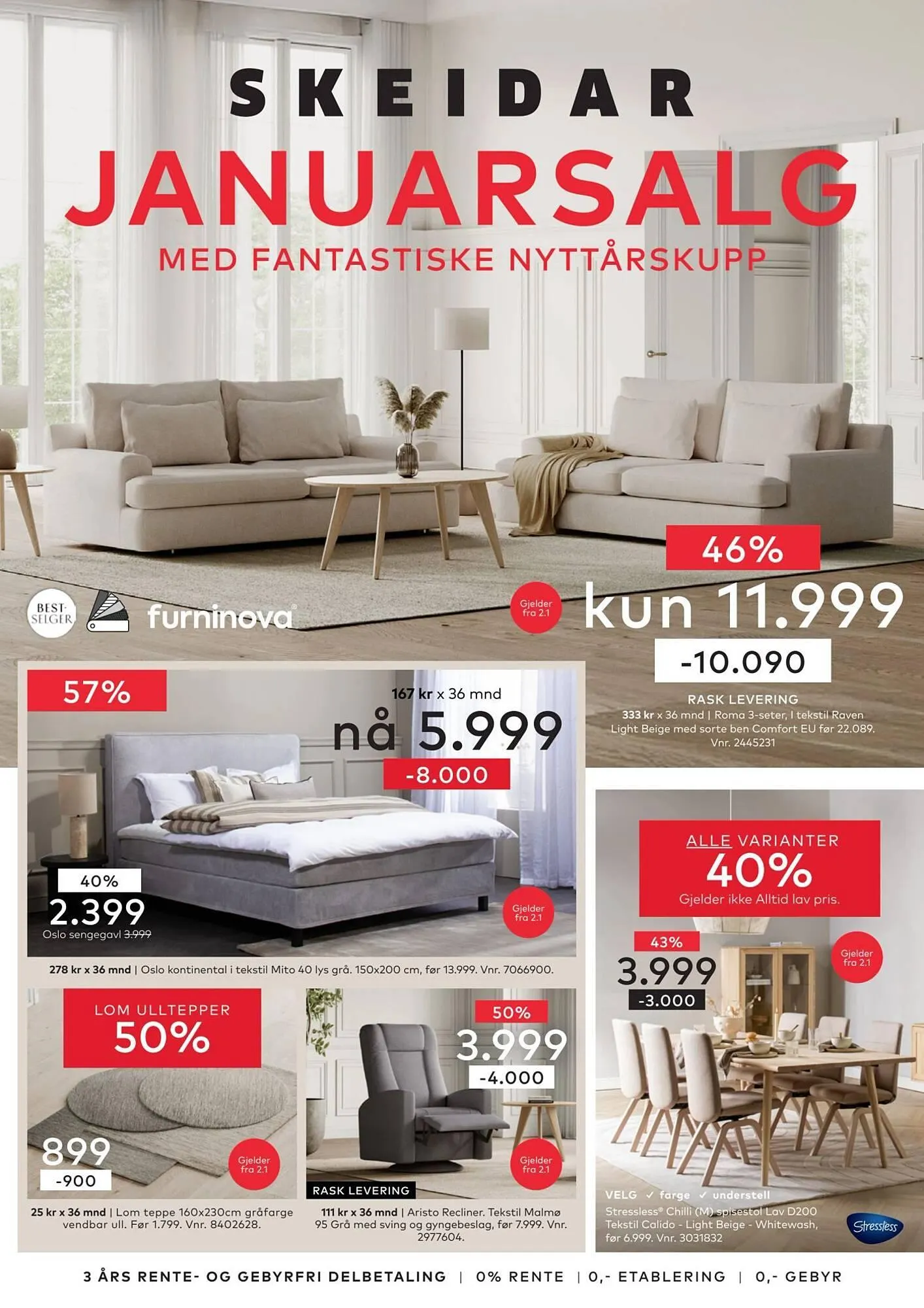 Skeidar kundeavis fra 30. desember til 2. januar 2026 - kundeavisside 1