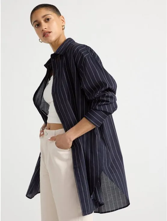 Oversized skjorte