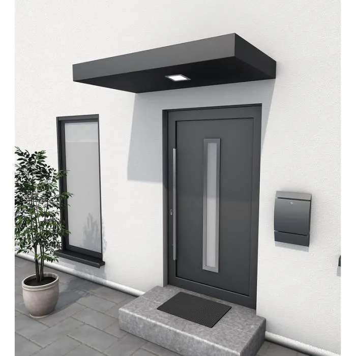 Inngangspartiets tak Blokk Antracitt gop