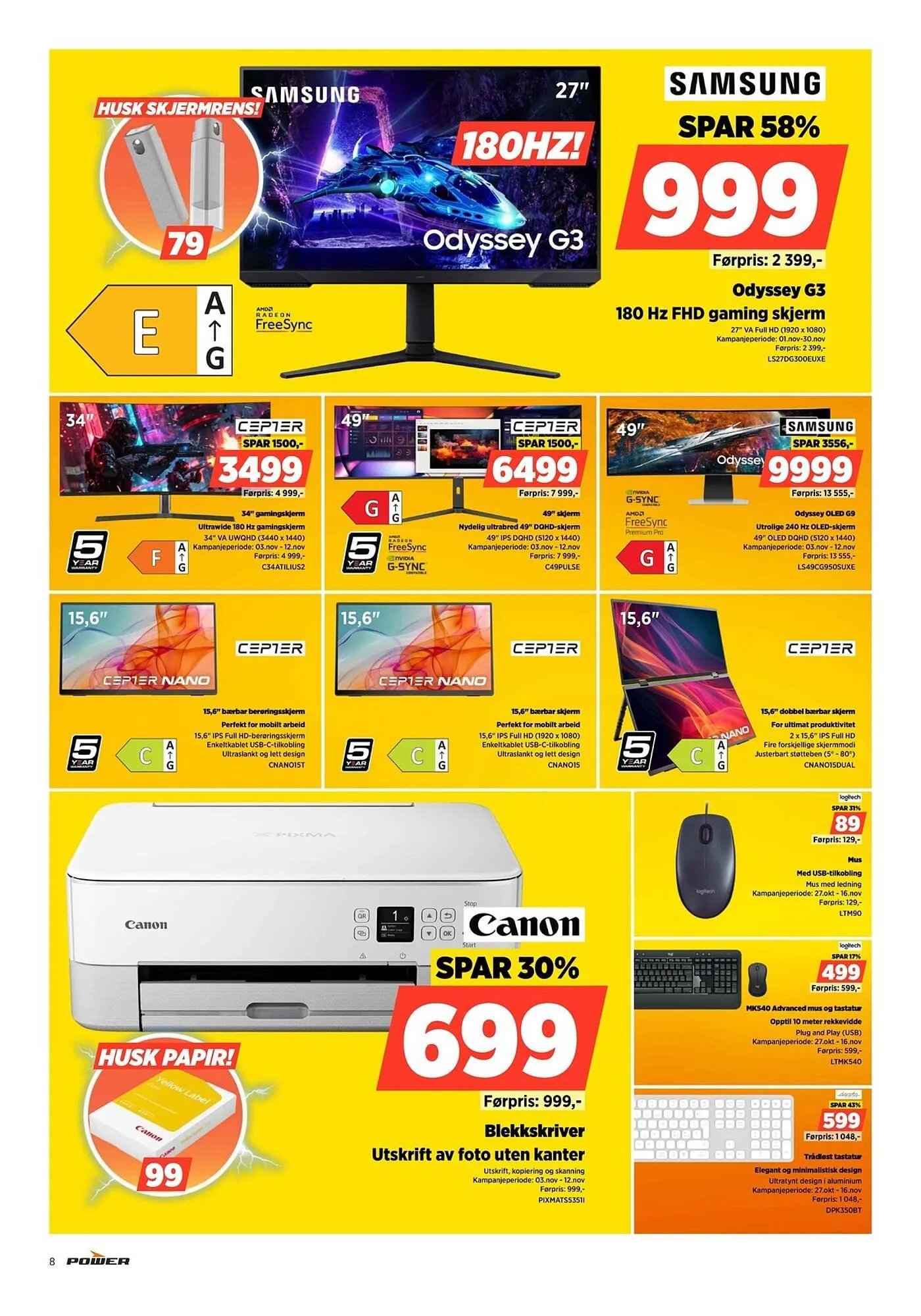POWER kundeavis fra 10. november til 16. november 2025 - kundeavisside 8