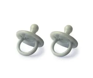 Filibabba Silicone pacifier 2-pack - Moss green