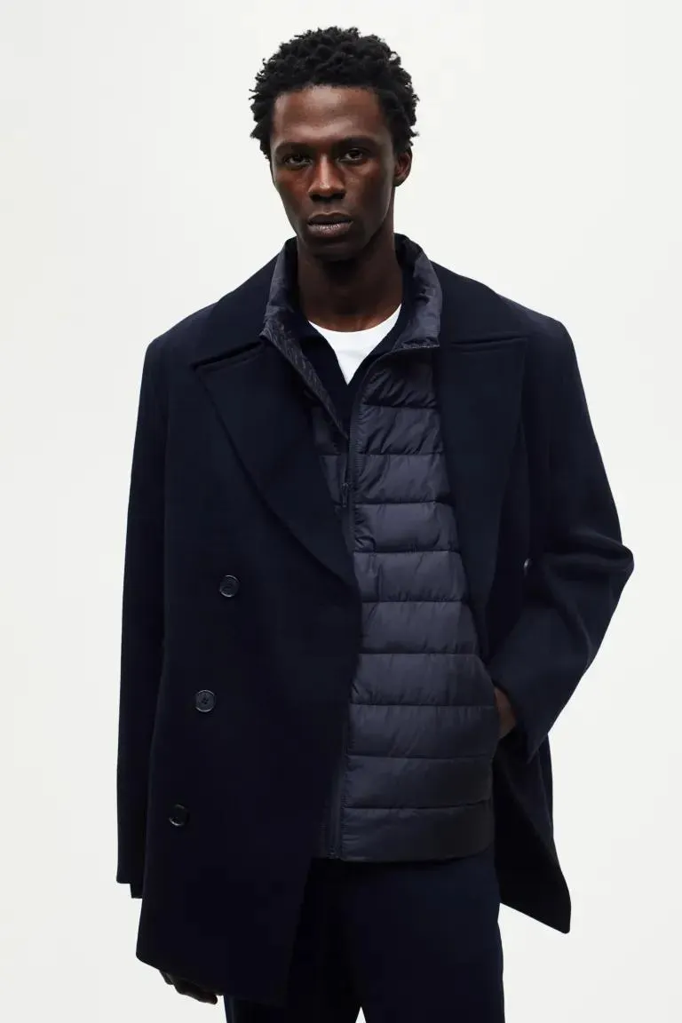 Slim Fit Lett boblevest