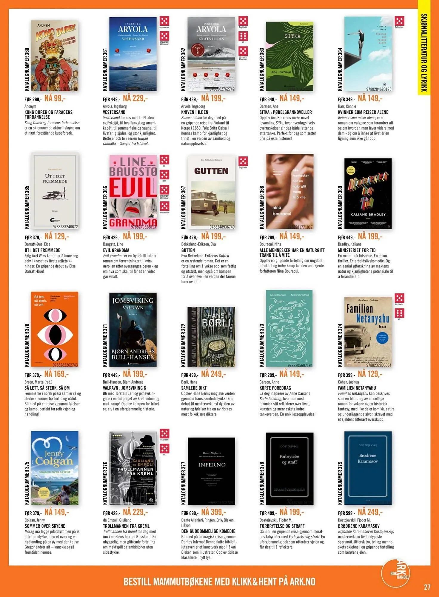 Ark Bokhandel kundeavis fra 16. februar til 9. mars 2026 - kundeavisside 27