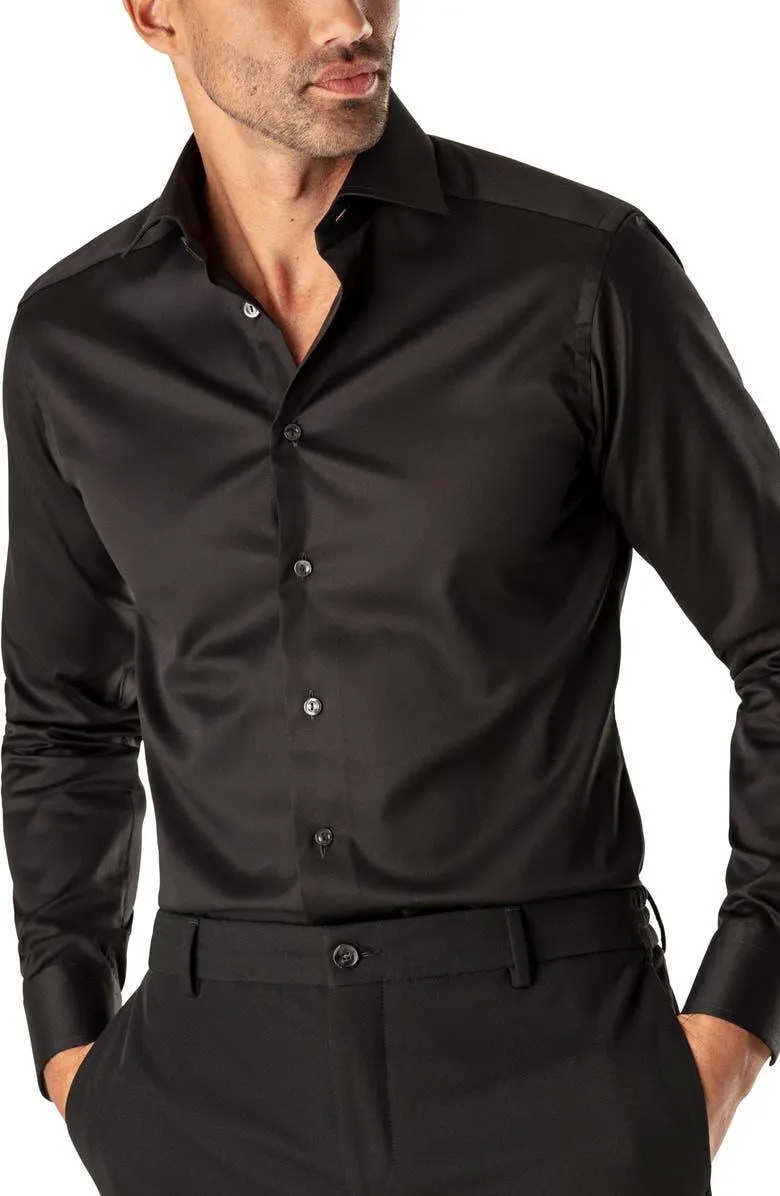 Slim Fit Cotton Twill Dress Shirt