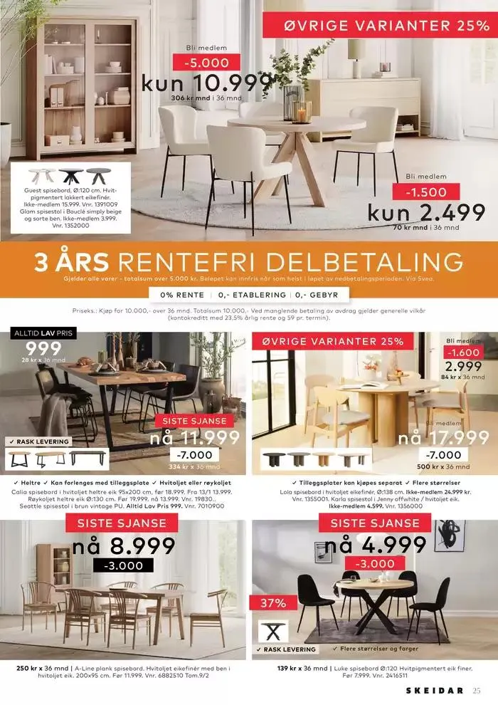 Skeidar Kundeavis fra 1. februar til 15. februar 2025 - kundeavisside 25