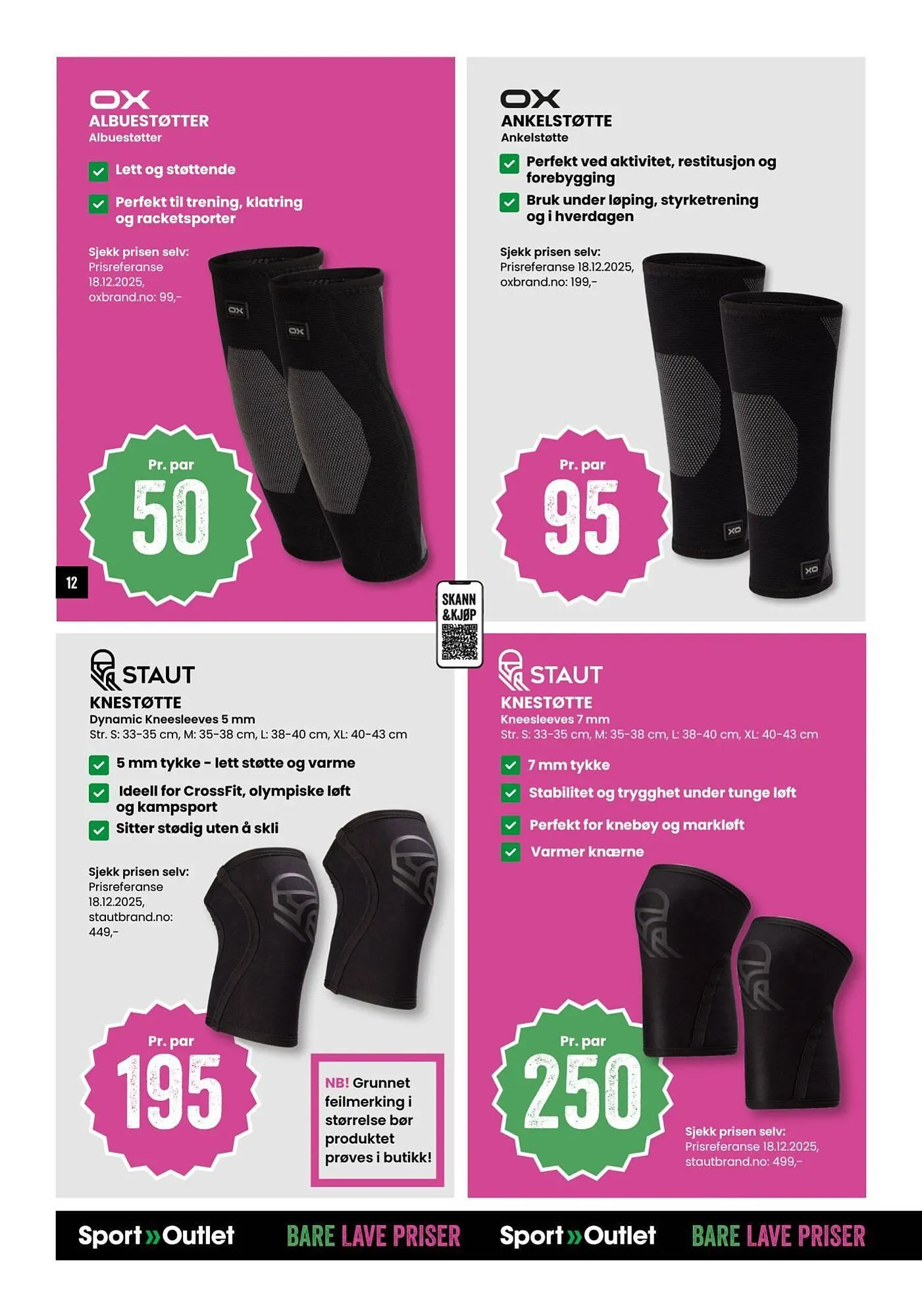 Sport Outlet kundeavis fra 14. januar til 2. februar 2026 - kundeavisside 12
