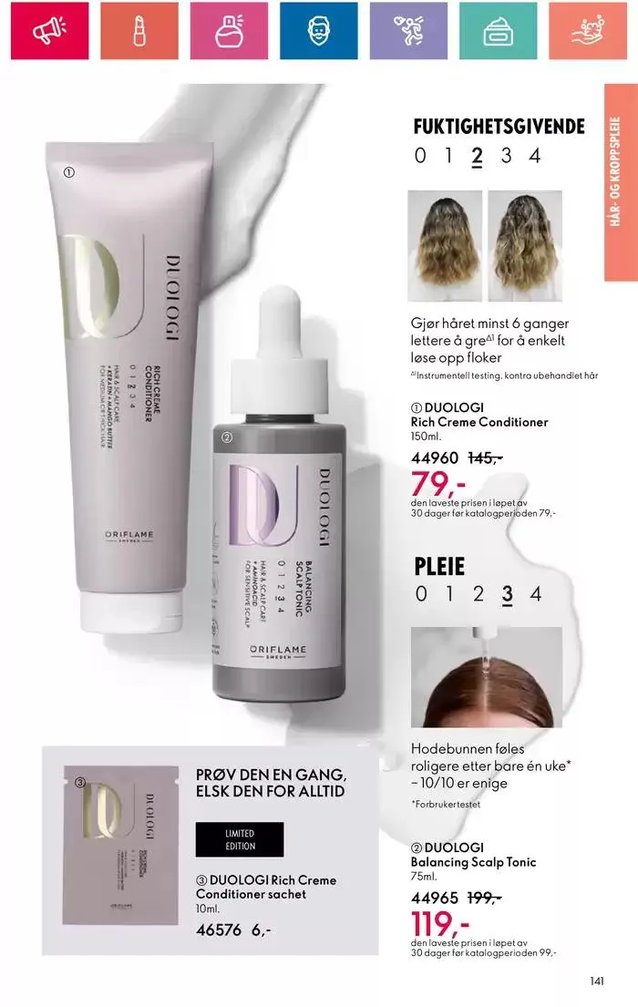 ORIFLAME Kundeavis fra 26. oktober til 9. november 2024 - kundeavisside 141