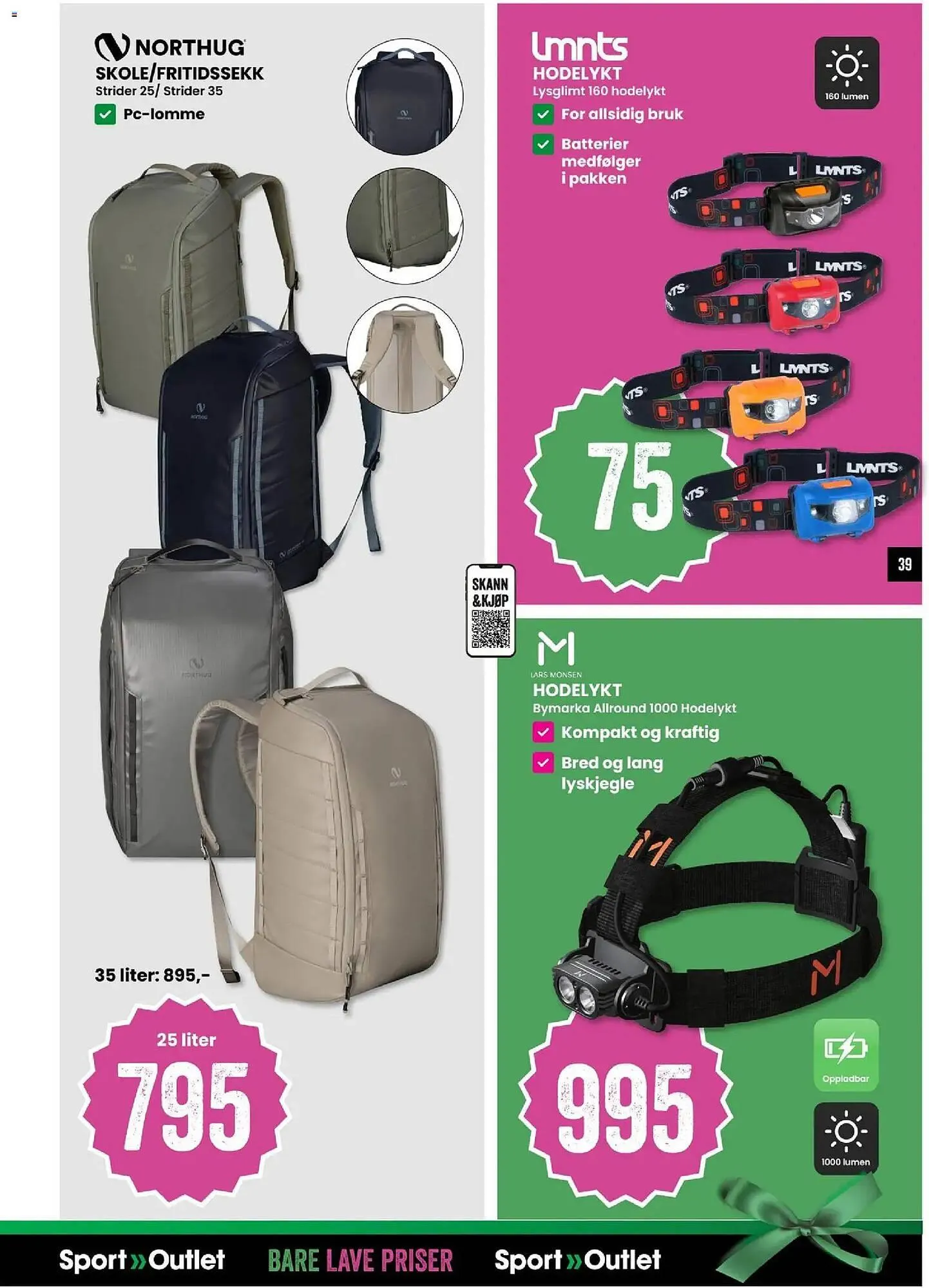 Sport Outlet kundeavis fra 2. desember til 24. desember 2025 - kundeavisside 39