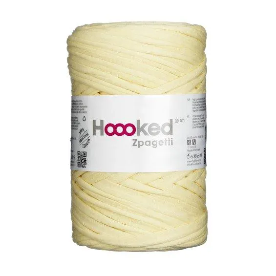 Hooked Zpagetti Medium trikotgarn 40–60 m gul – Yellow shades ZP002-13