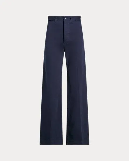 Stretch Chino Sailor Trousers