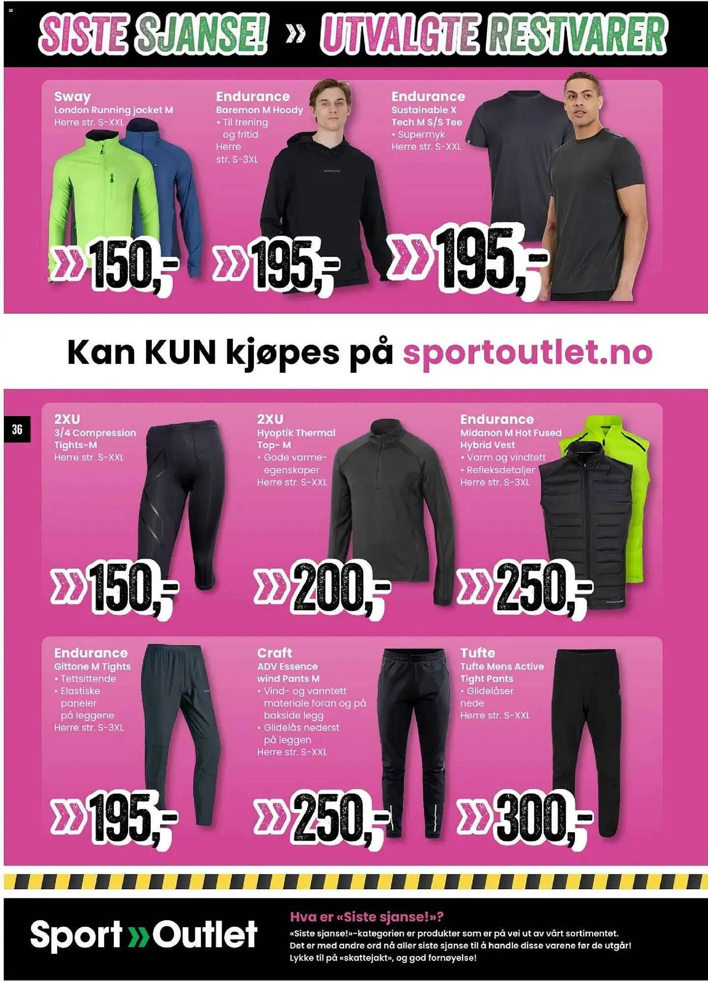 Sport Outlet kundeavis fra 17. februar til 3. mars 2026 - kundeavisside 36