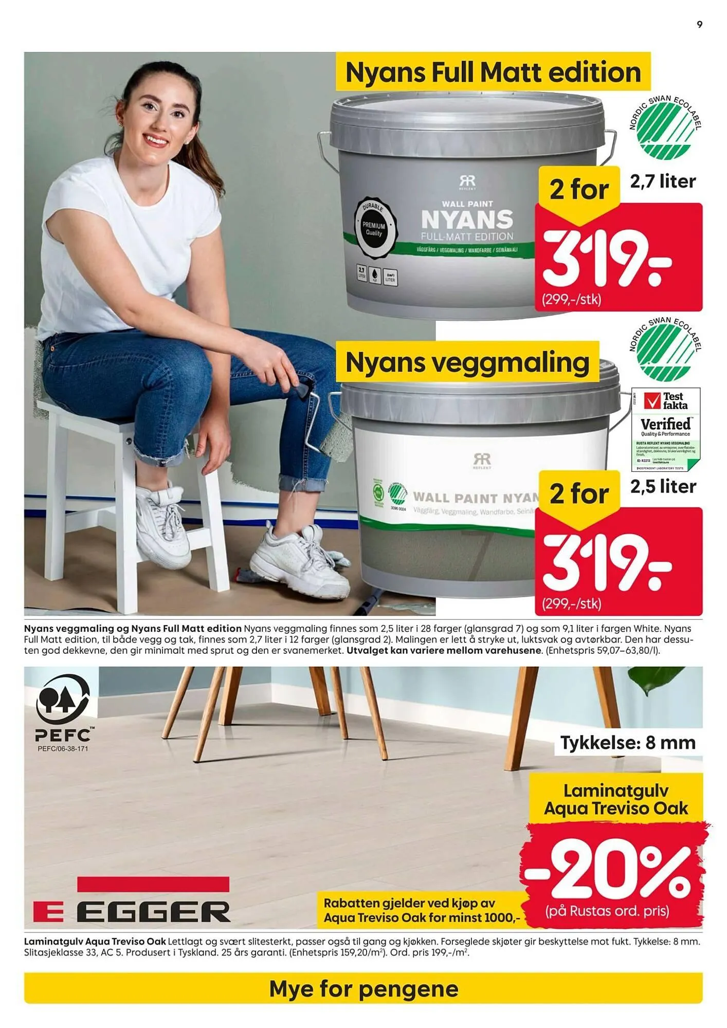 Rusta kundeavis fra 16. mars til 22. mars 2026 - kundeavisside 9