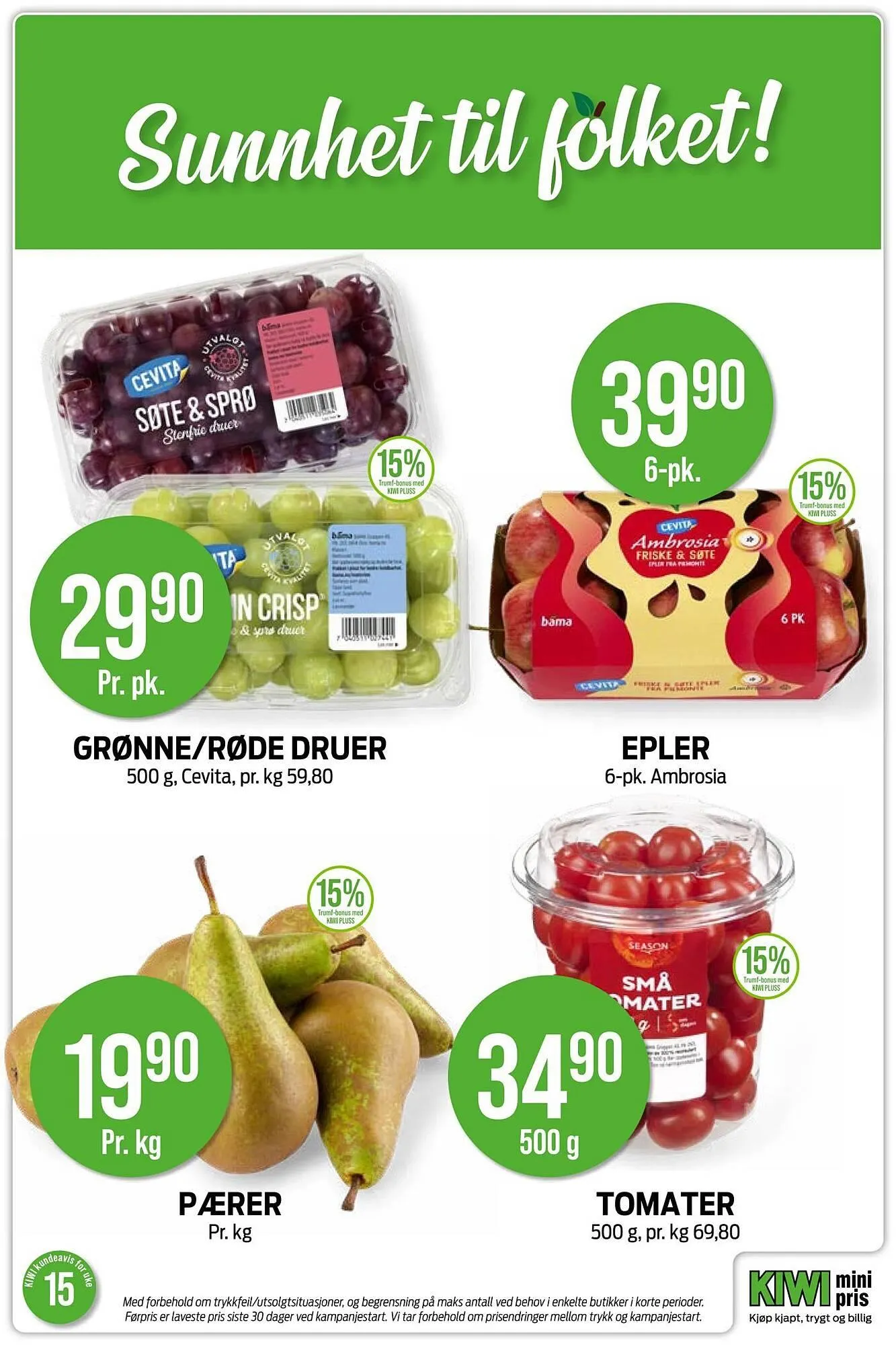 Kiwi kundeavis fra 6. april til 12. april 2026 - kundeavisside 10