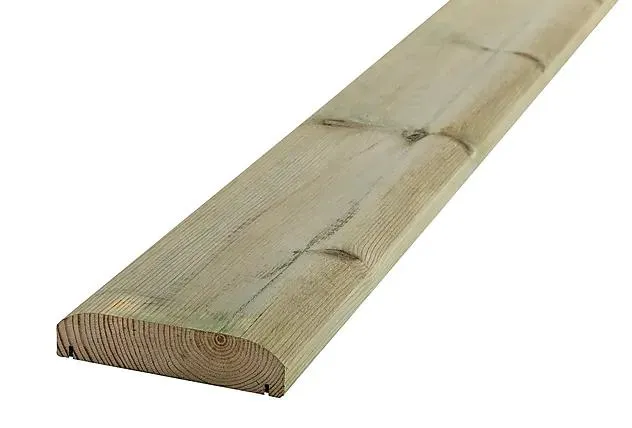 Altanrekke furu CU-impregnert 34 x 145 mm flat topp