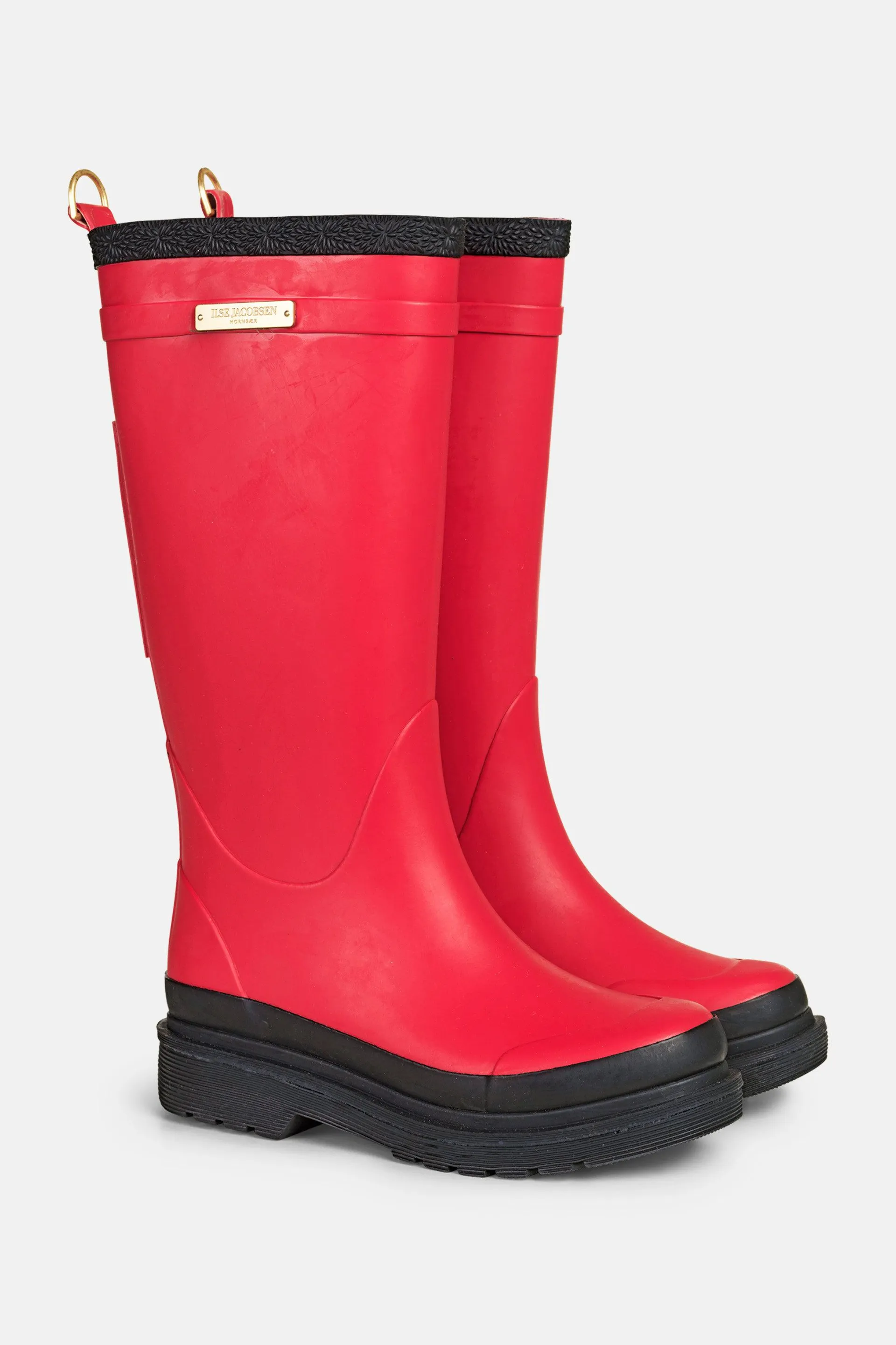Rubber Boots - Deep Red
