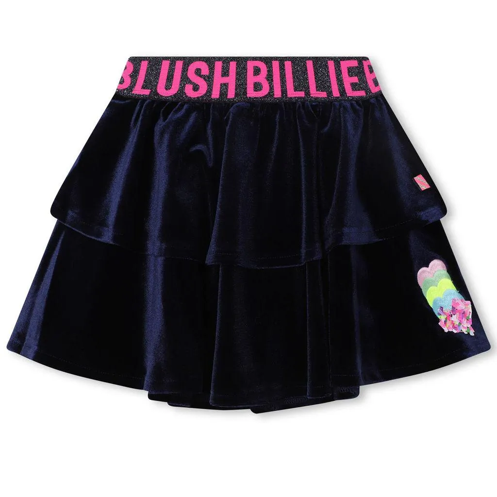 Skjørt Med Hjerter Marineblå