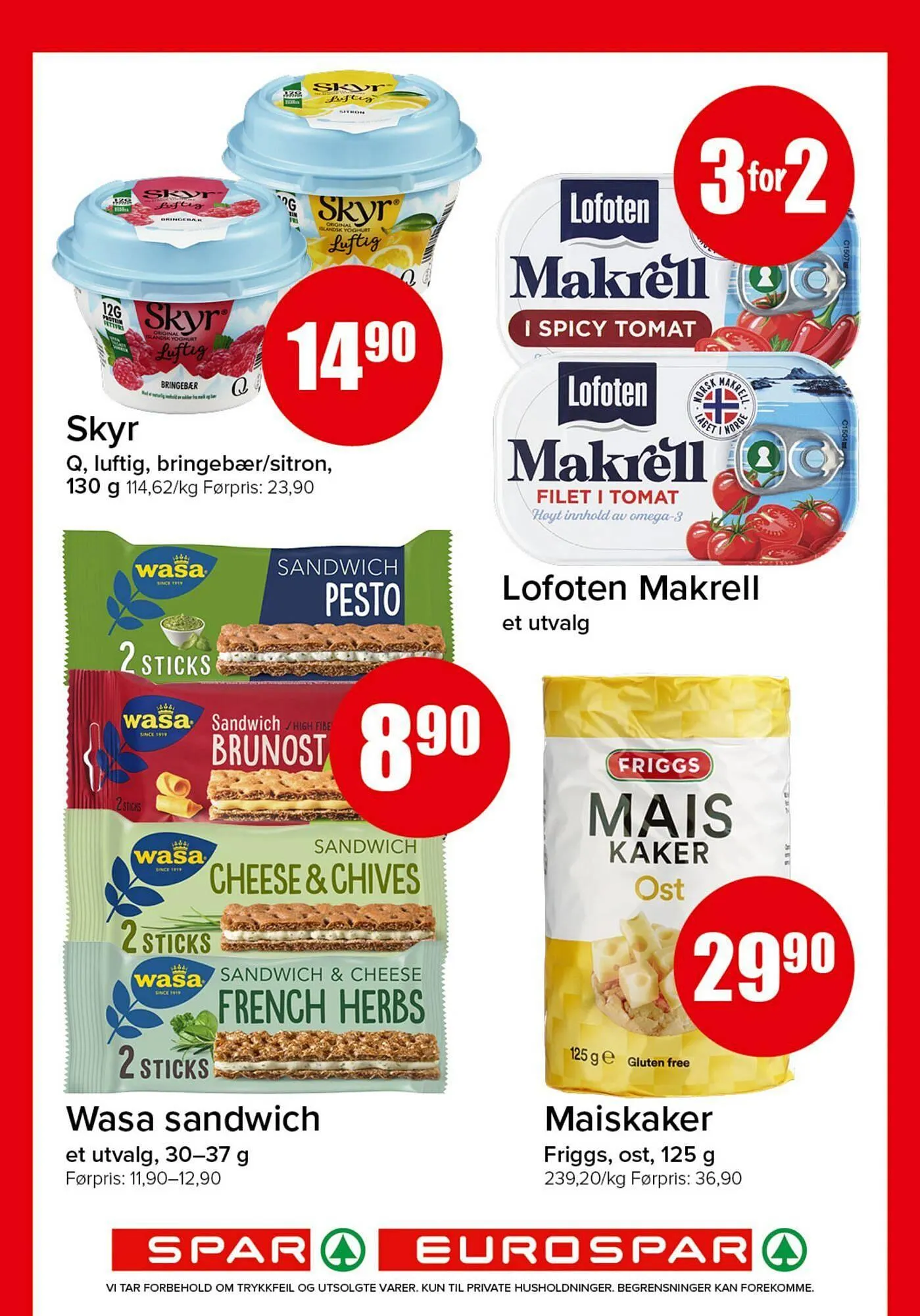 Spar kundeavis fra 6. november til 8. november 2025 - kundeavisside 12