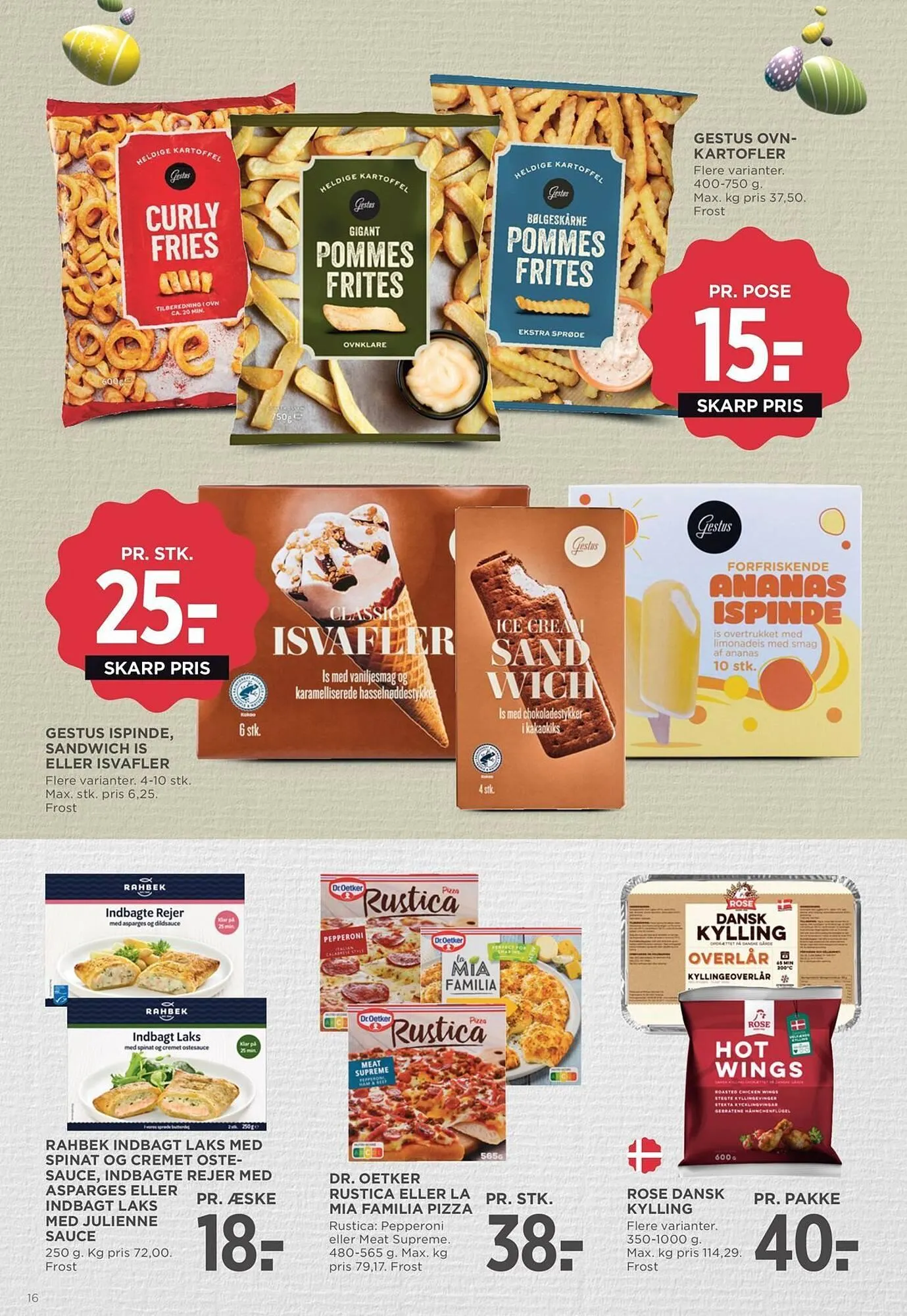 Meny kundeavis fra 27. mars til 4. april 2026 - kundeavisside 25