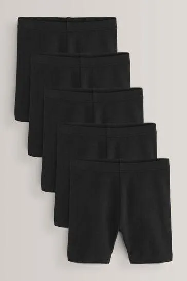 5 Pack Cotton Rich Stretch Cycle Shorts (3-16yrs)